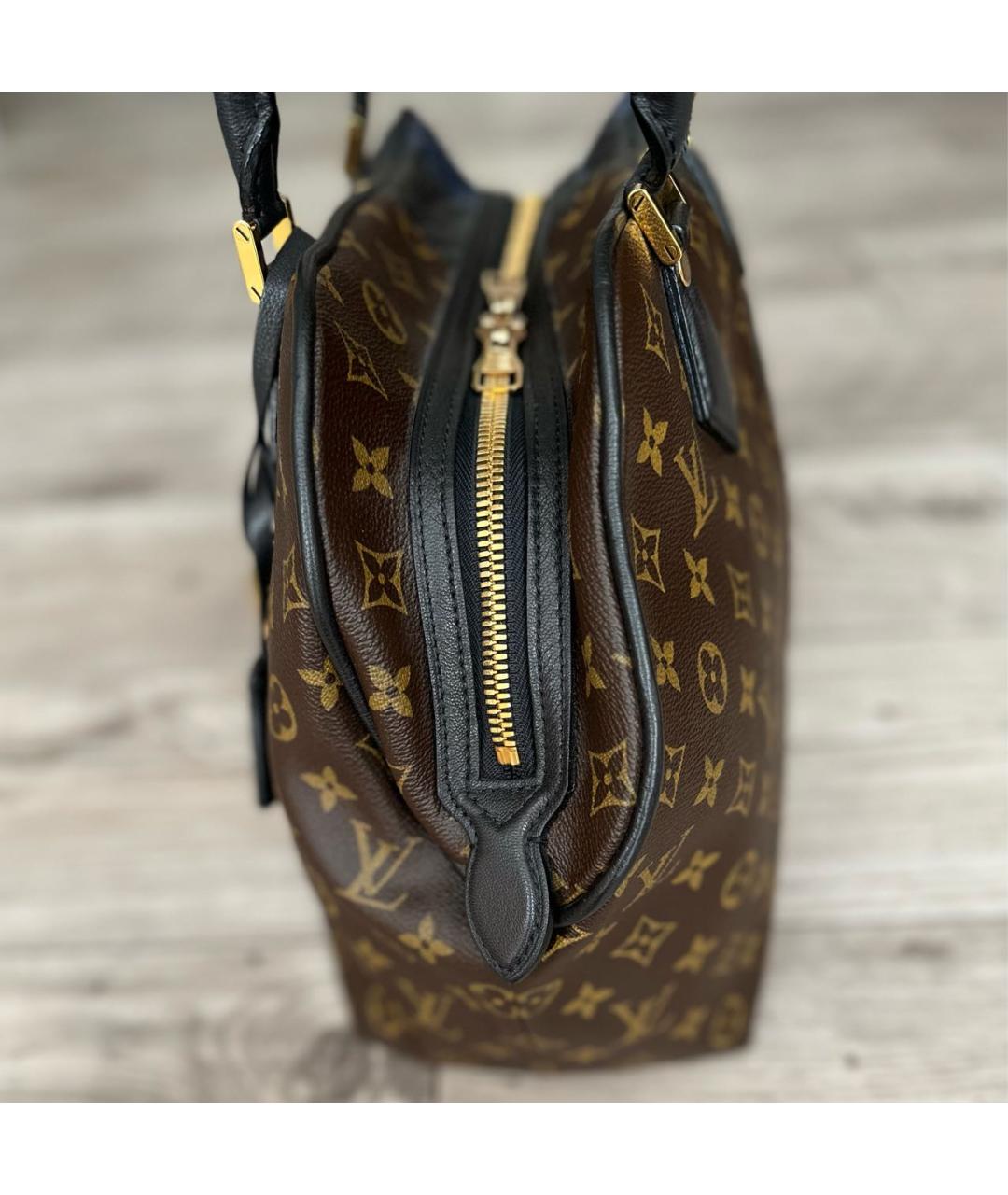 LOUIS VUITTON PRE-OWNED Коричневая сумка с короткими ручками из экзотической кожи, фото 3