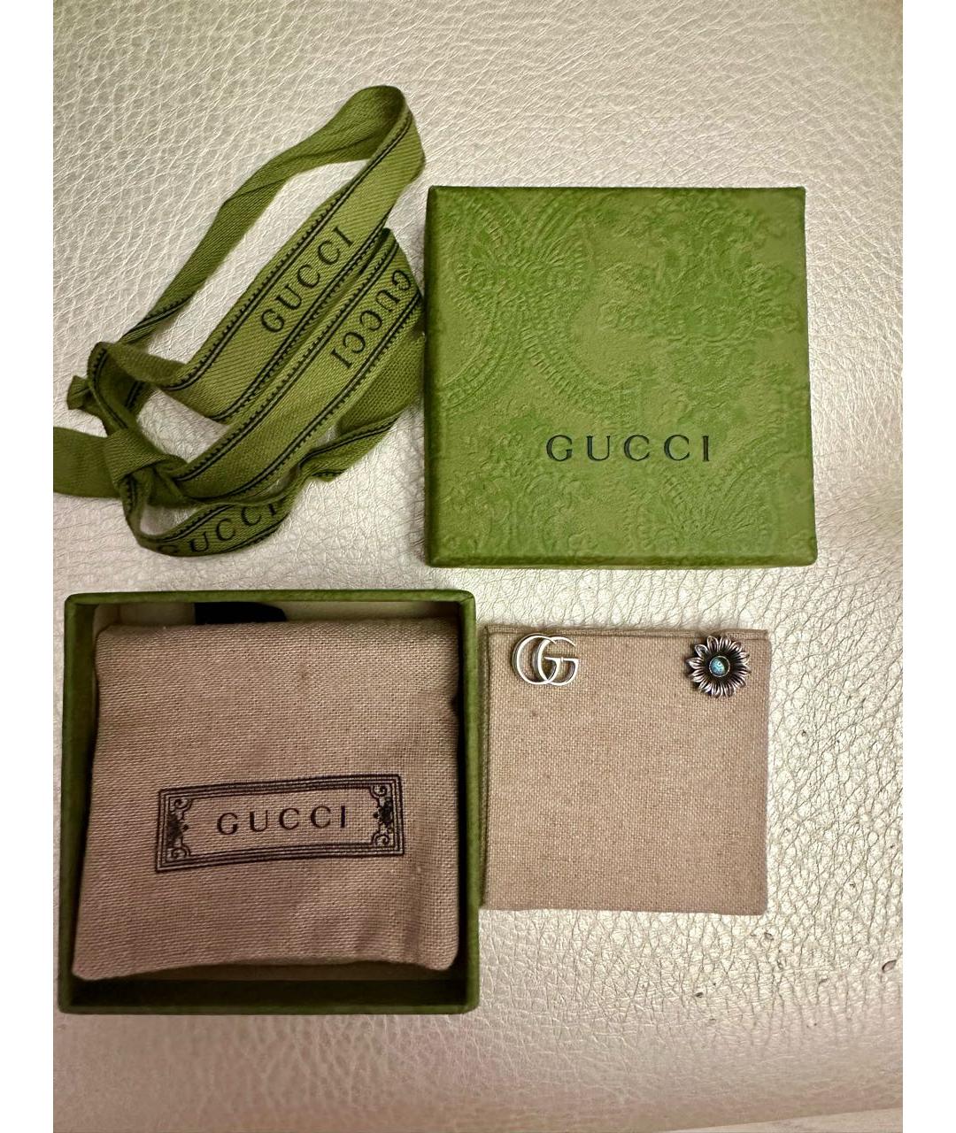 GUCCI Серебряные серебряные серьги, фото 7