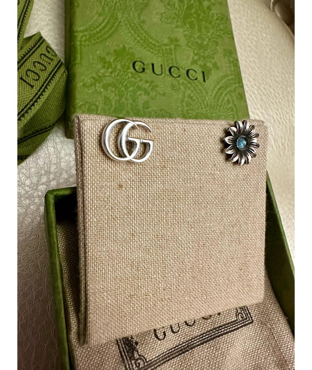 GUCCI Серебряные серебряные серьги, фото 6