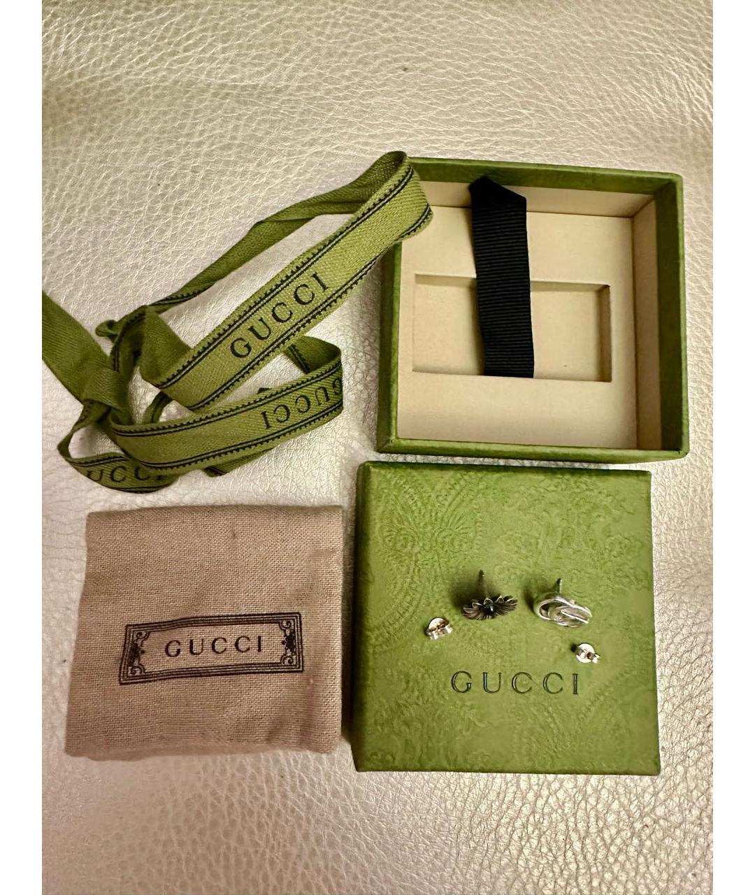 GUCCI Серебряные серебряные серьги, фото 8
