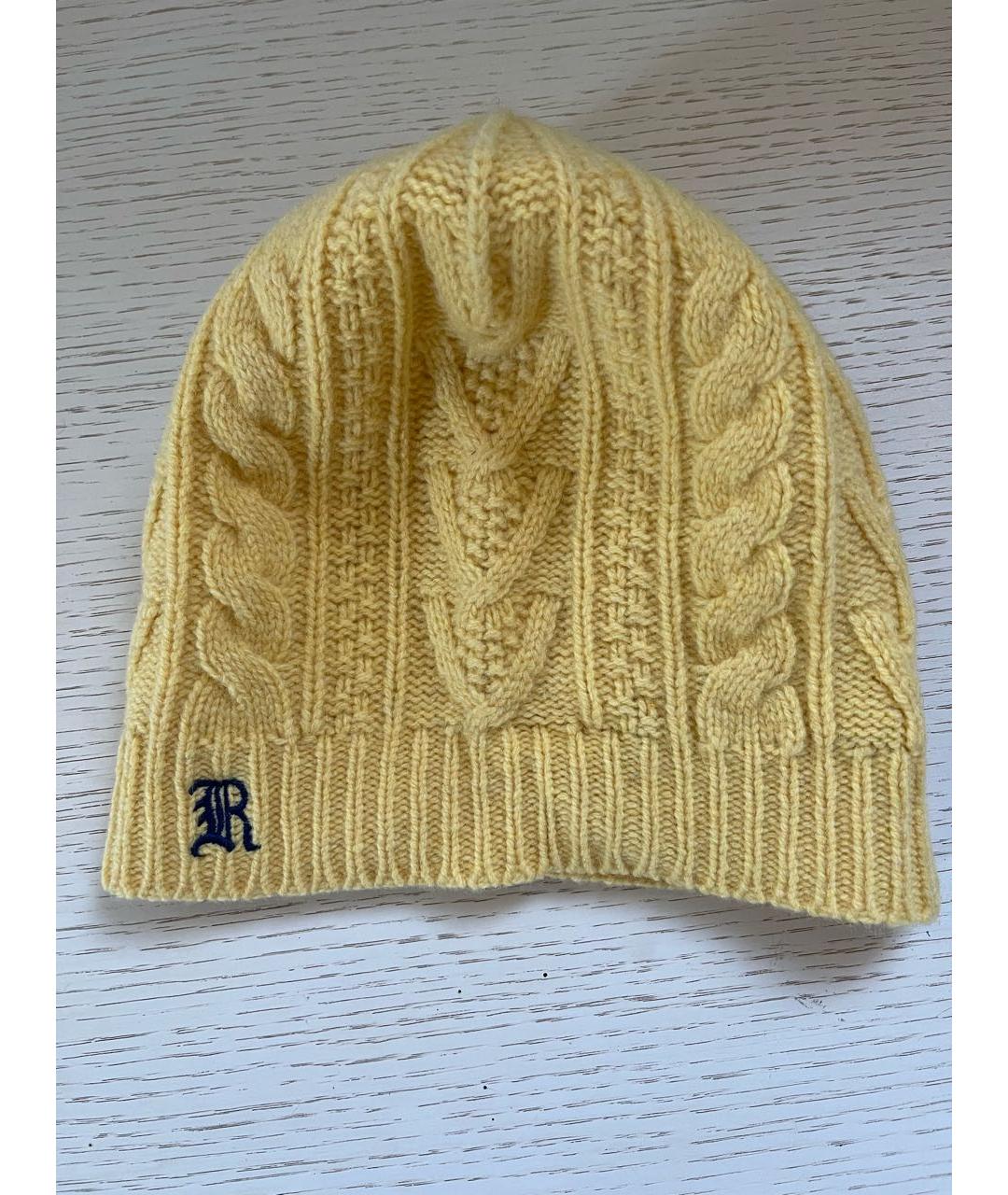 RALPH LAUREN DENIM & SUPPLY Желтая шапка, фото 2