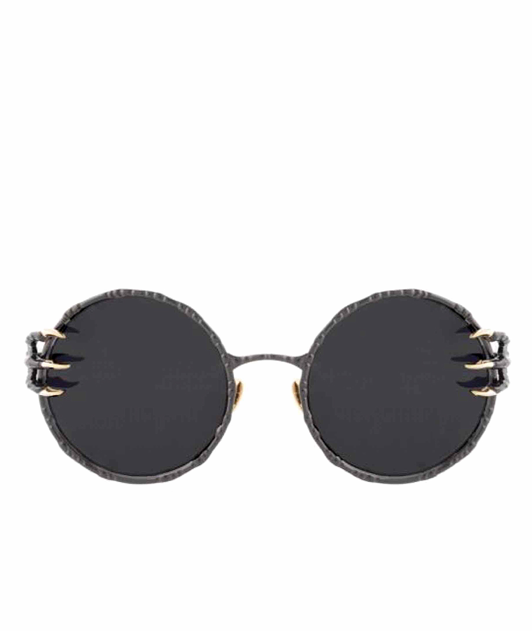 ANNA KARIN KARLSSON Черные металлические солнцезащитные очки, фото 1