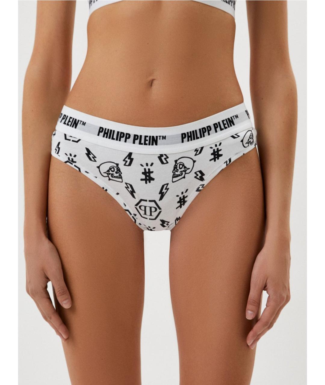 PHILIPP PLEIN Белые трусы, фото 3