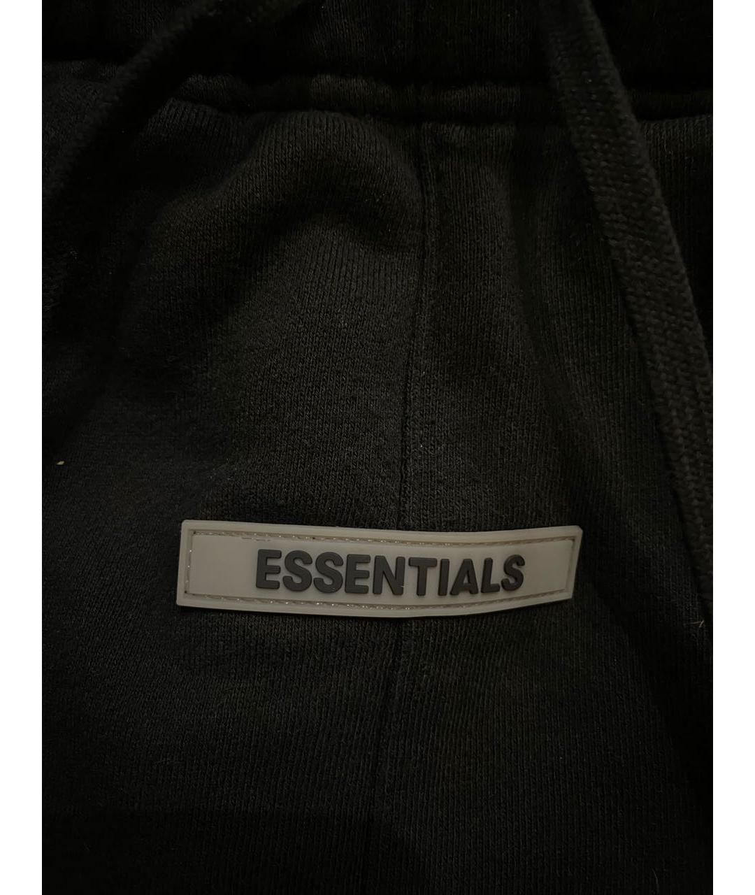 FEAR OF GOD ESSENTIALS Черные хлопковые шорты, фото 4