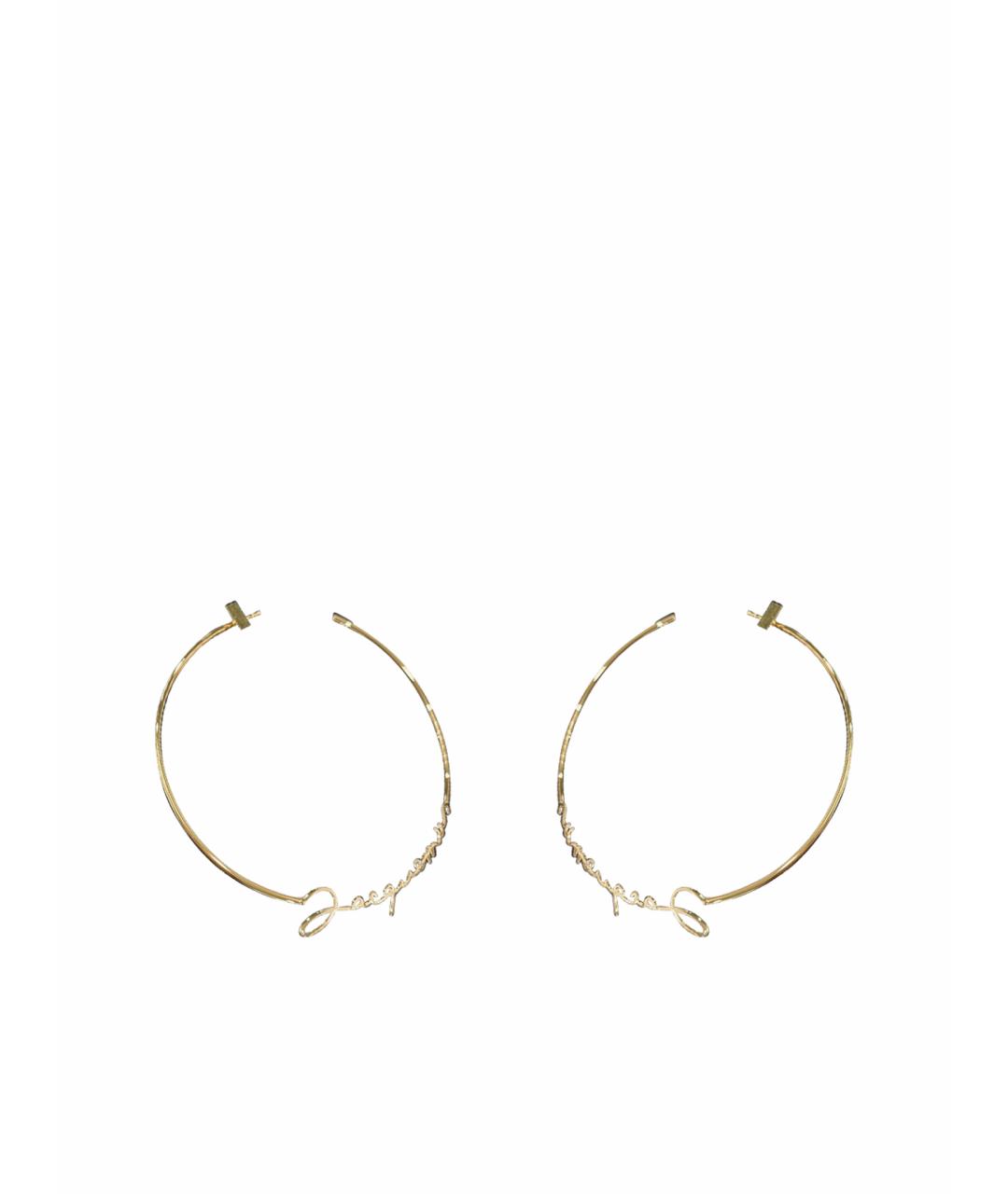 JACQUEMUS Золотые серьги, фото 1