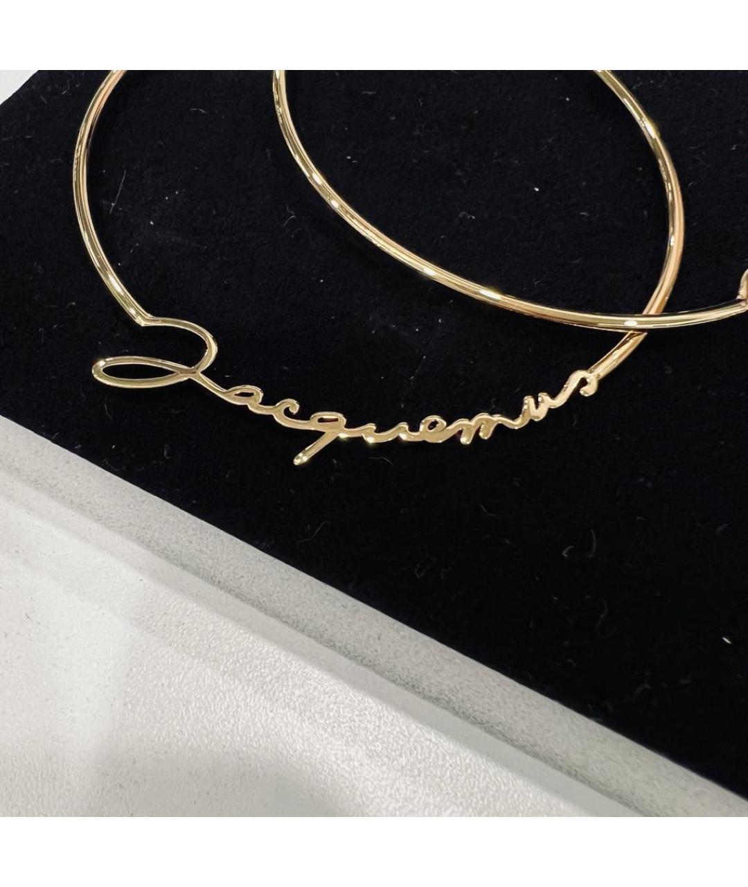 JACQUEMUS Золотые серьги, фото 2