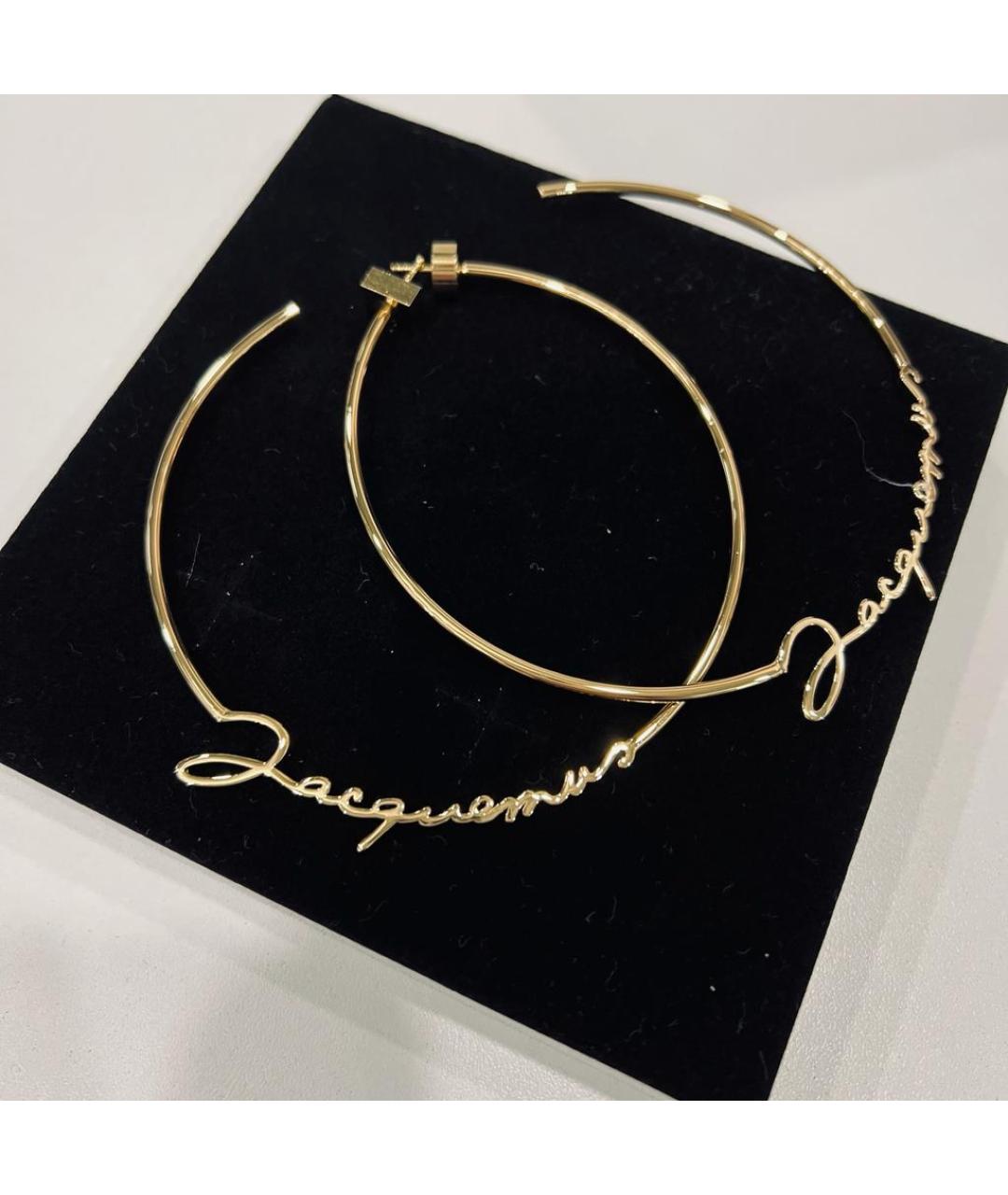 JACQUEMUS Золотые серьги, фото 4