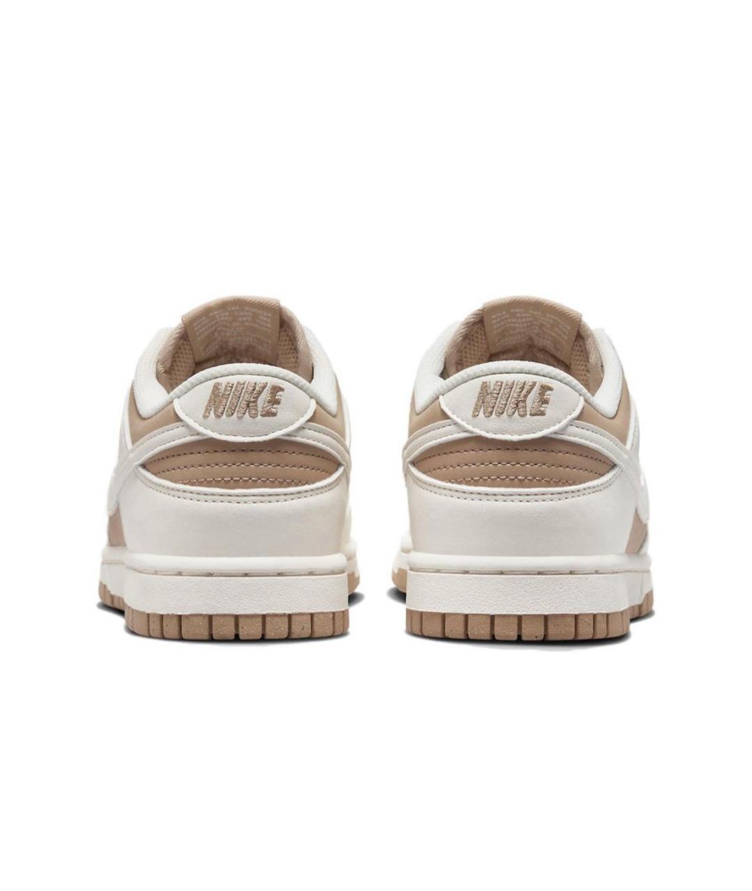 NIKE Бежевые кожаные кроссовки, фото 4
