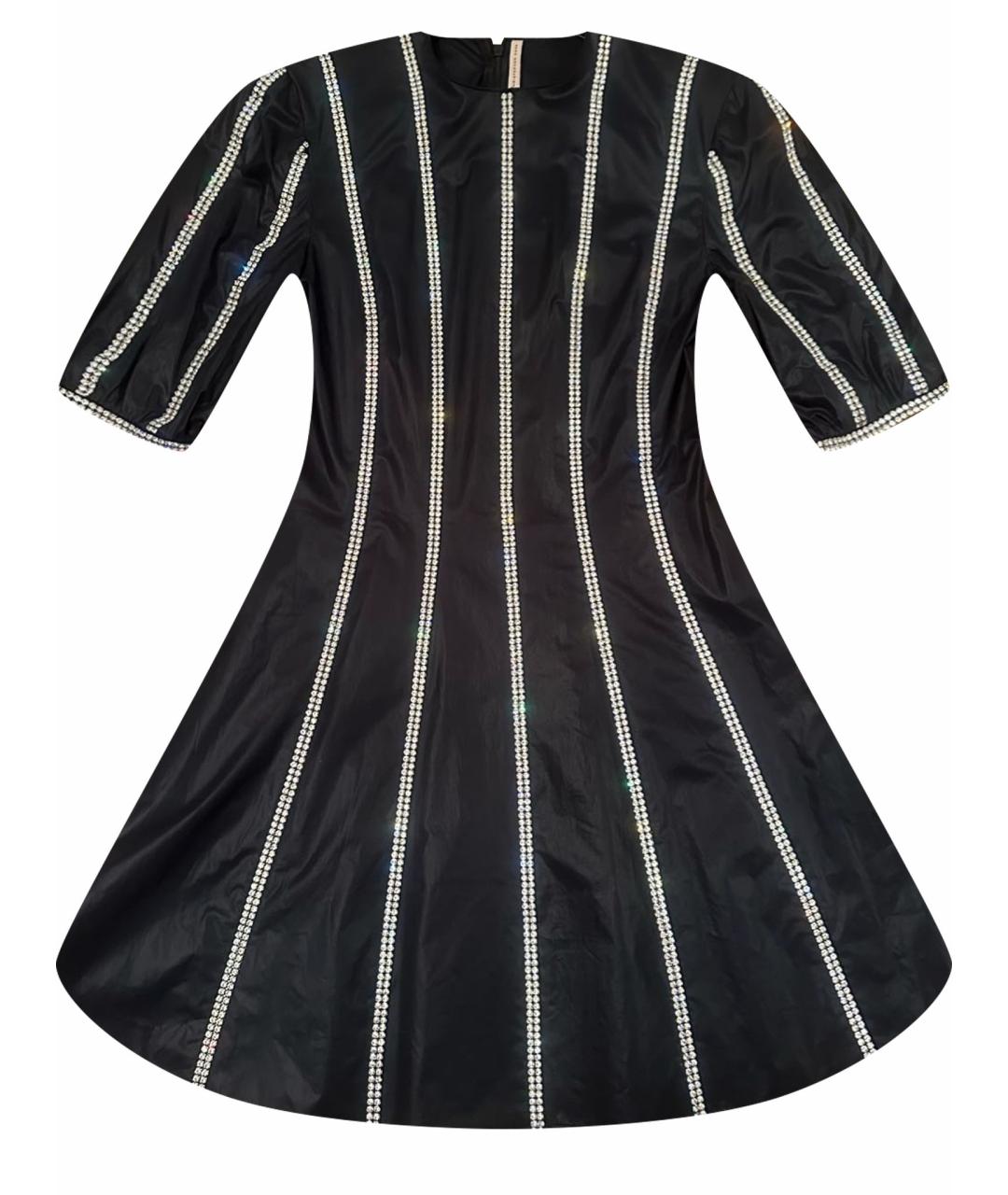 CHRISTOPHER KANE Черное хлопковое коктейльное платье, фото 1