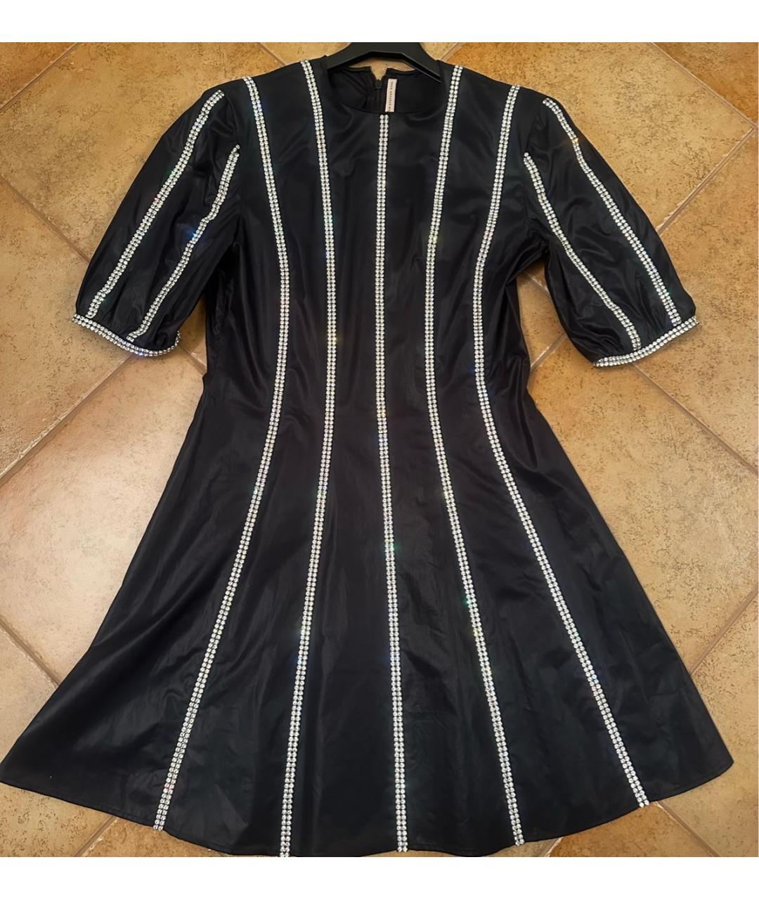 CHRISTOPHER KANE Черное хлопковое коктейльное платье, фото 8