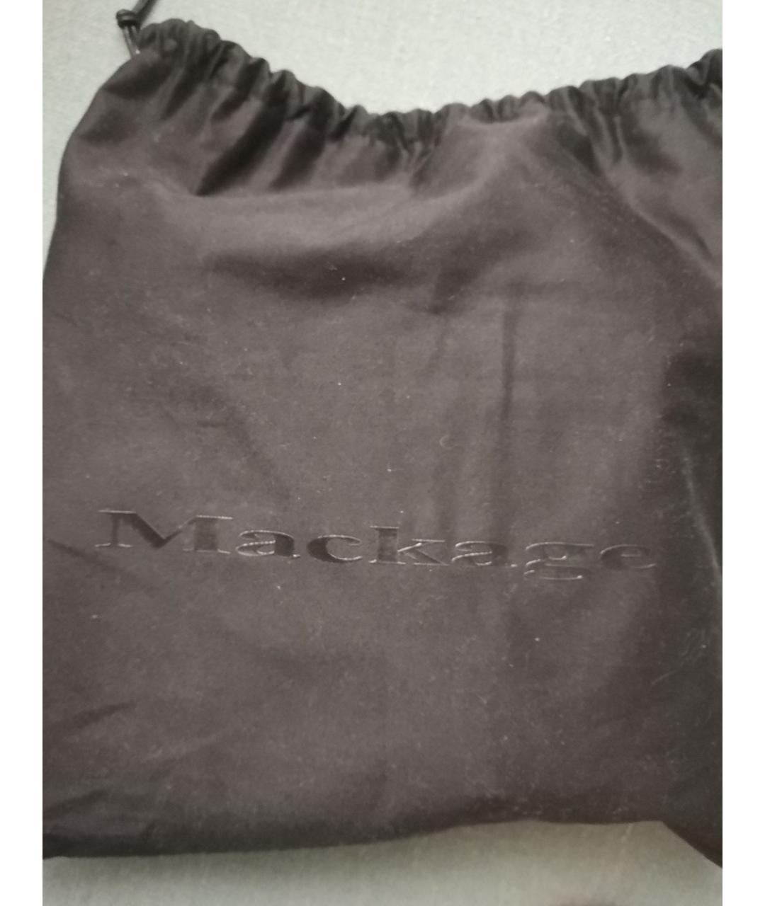 MACKAGE Черная кожаная сумка через плечо, фото 8