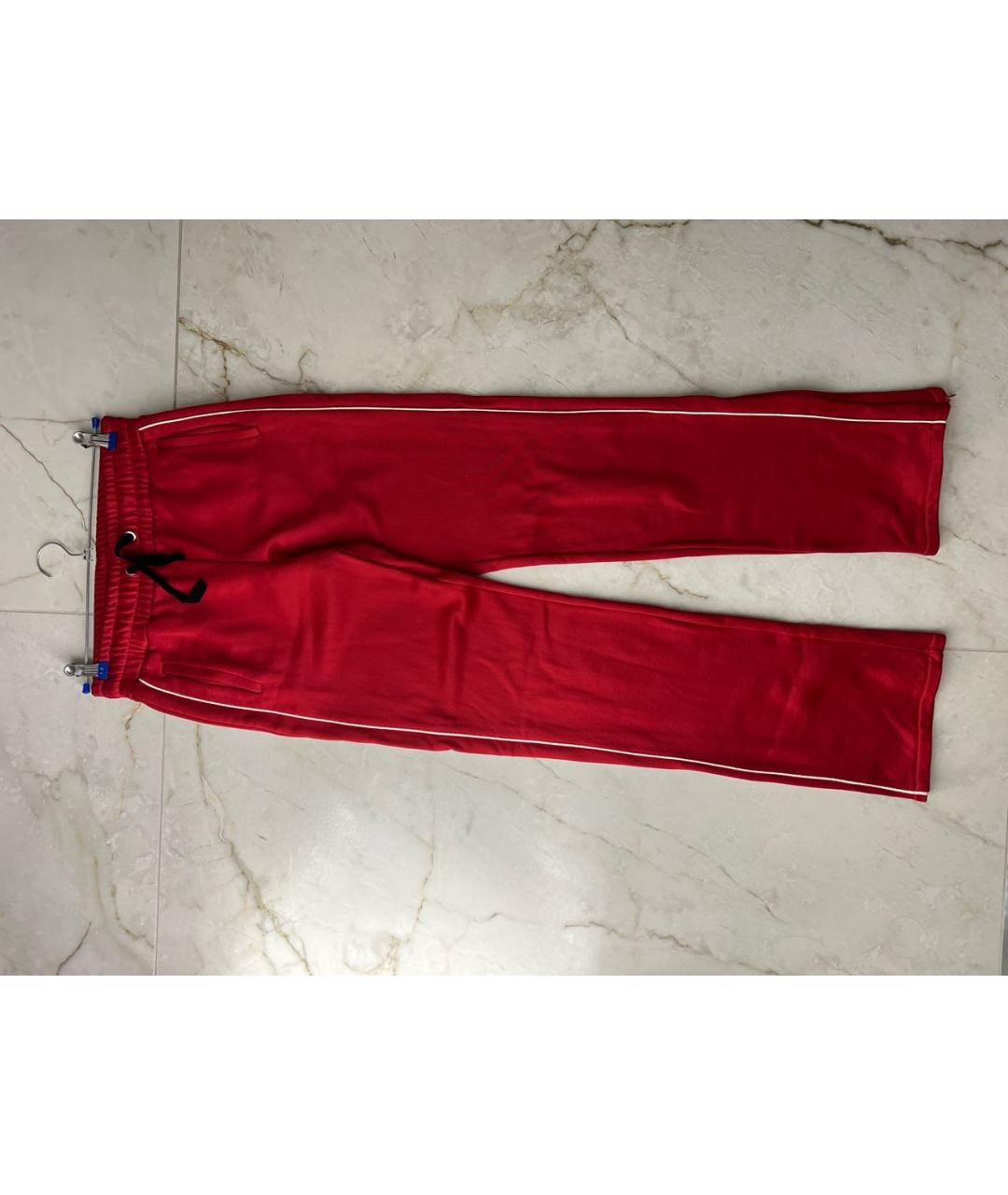 RED VALENTINO Красный хлопко-эластановый костюм с брюками, фото 2
