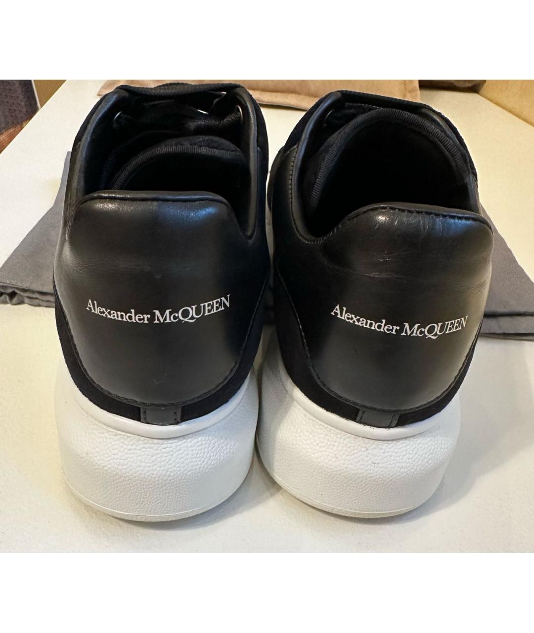 ALEXANDER MCQUEEN Черные замшевые кеды, фото 5
