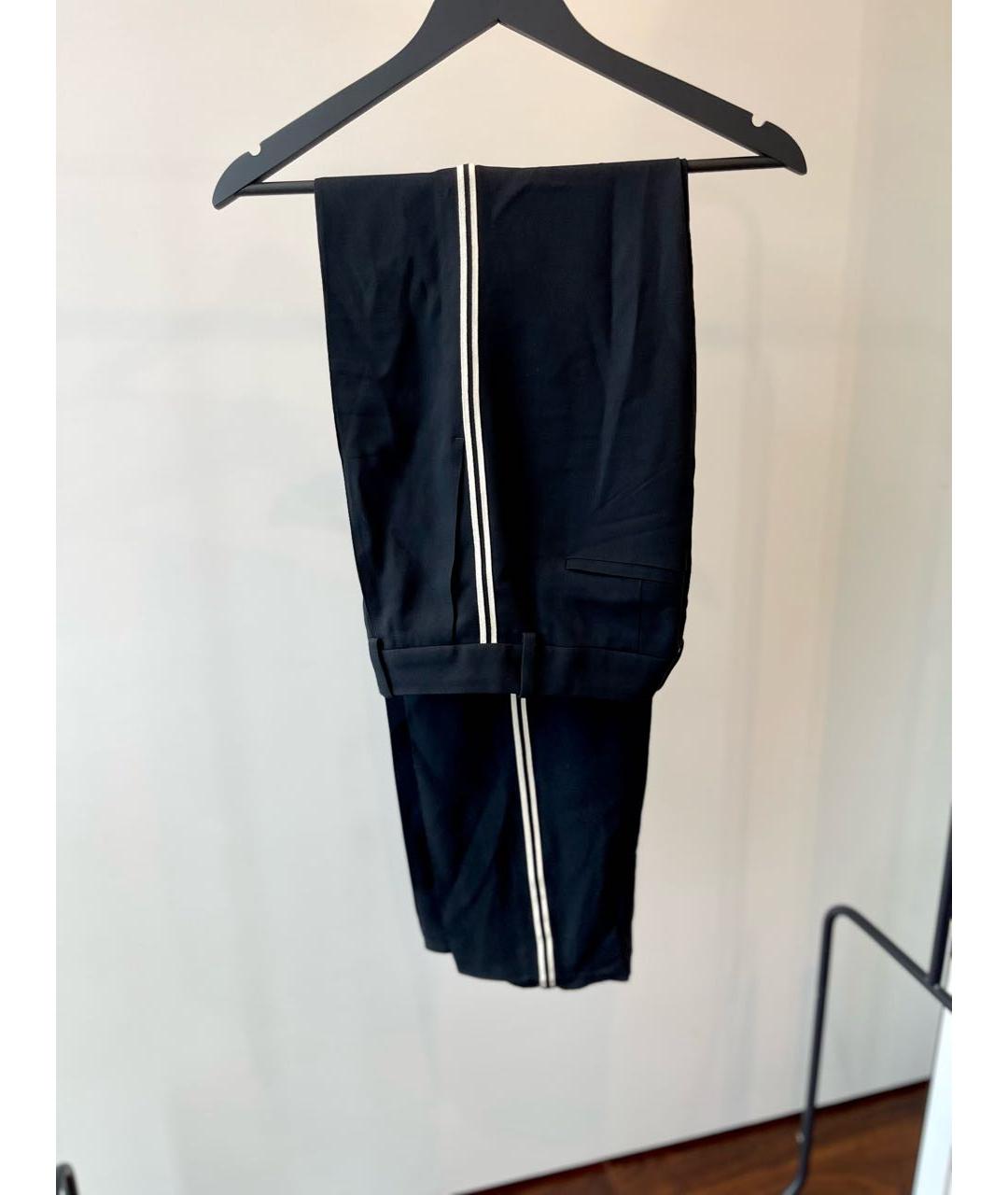 CHLOE Черные вискозные прямые брюки, фото 6