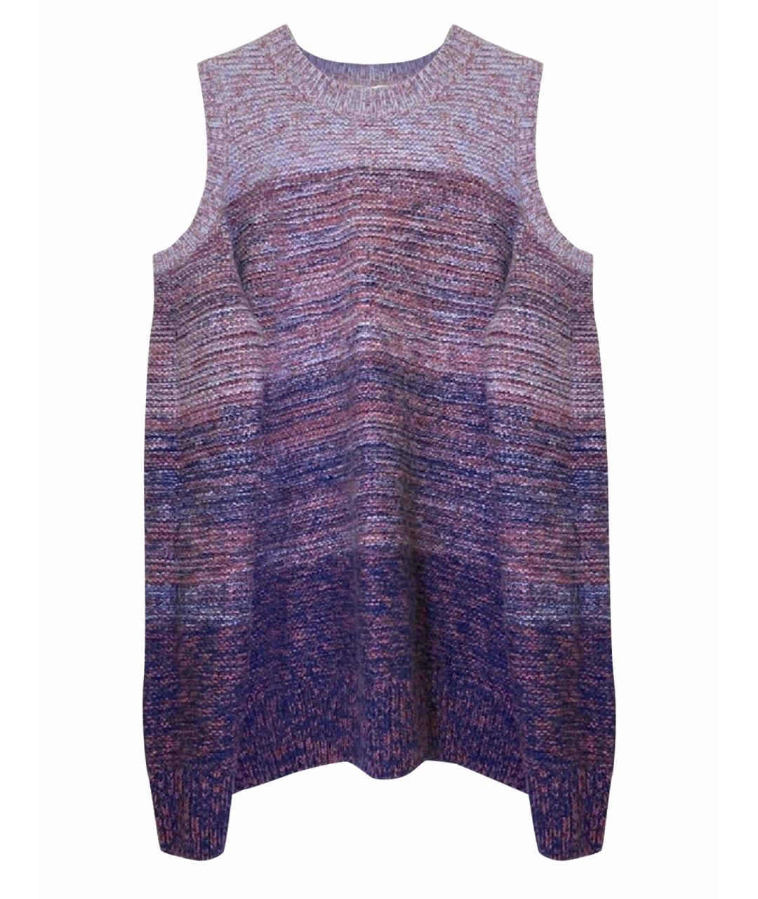 REBECCA MINKOFF Фиолетовый шерстяной джемпер / свитер, фото 1