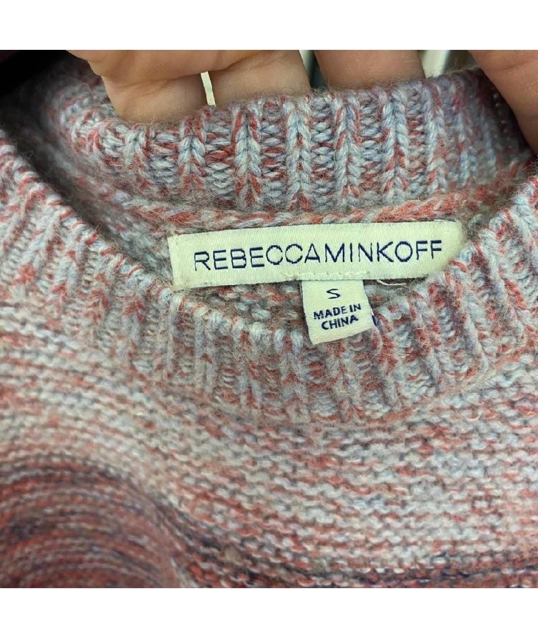 REBECCA MINKOFF Фиолетовый шерстяной джемпер / свитер, фото 7
