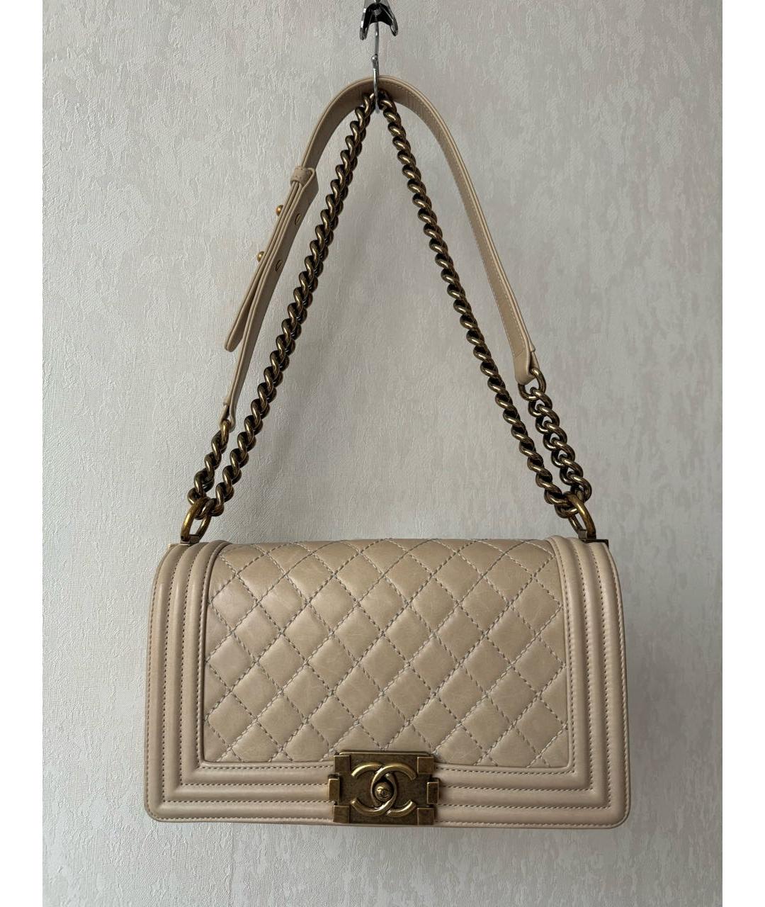 CHANEL Кожаная сумка через плечо, фото 9