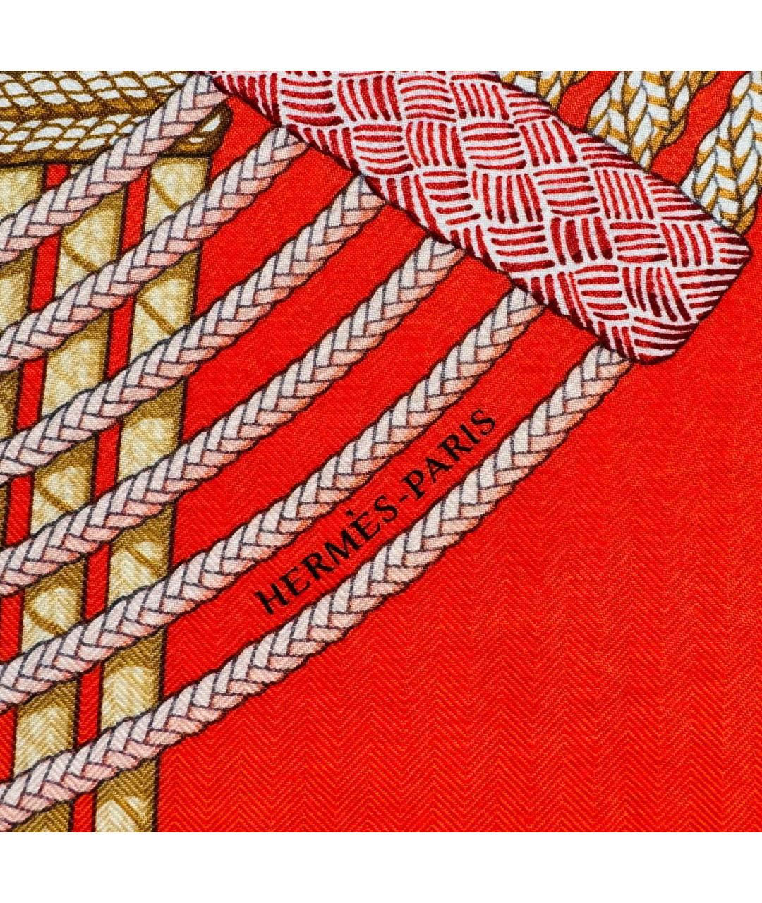 HERMES Мульти кашемировый платок, фото 4