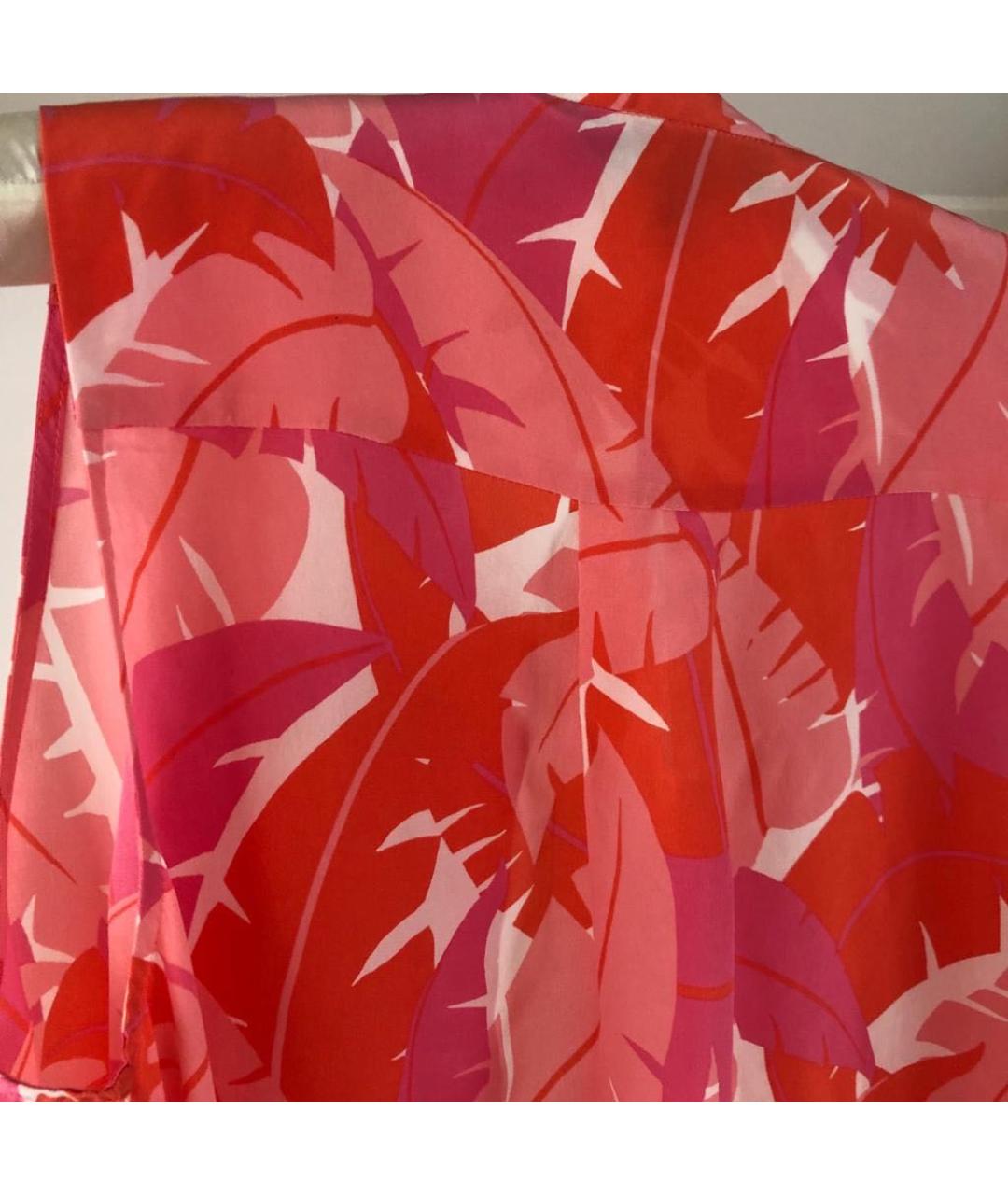 JUICY COUTURE Розовое шелковое повседневное платье, фото 3