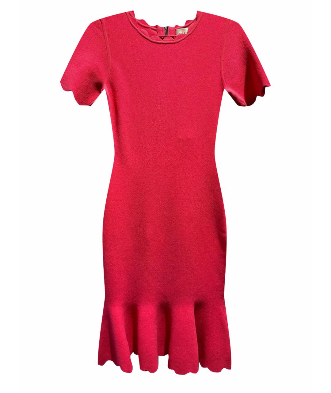 MILLY Розовое вискозное платье, фото 1