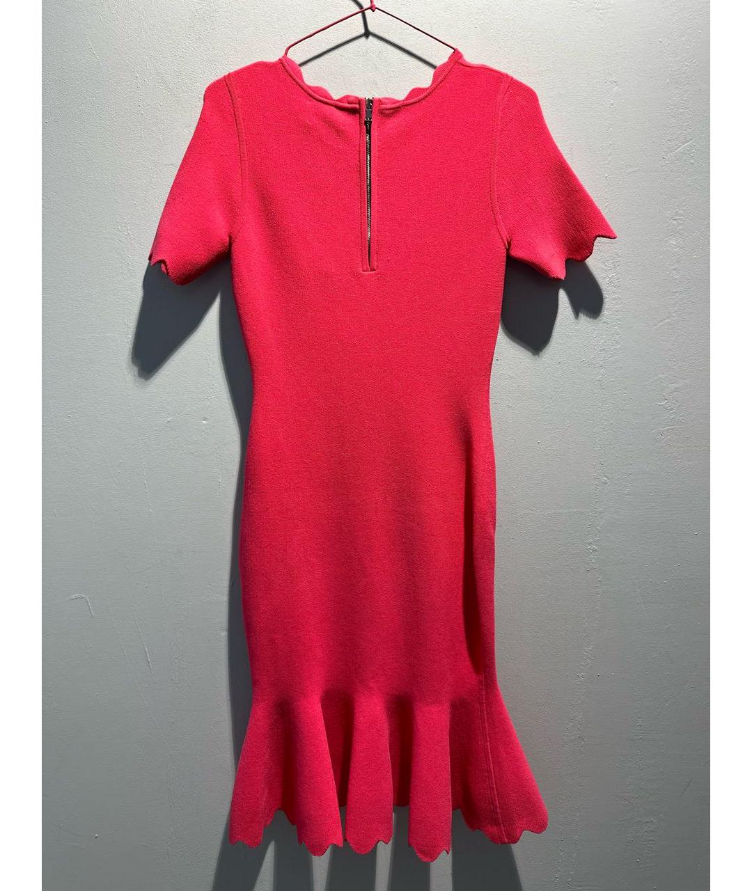 MILLY Розовое вискозное платье, фото 2