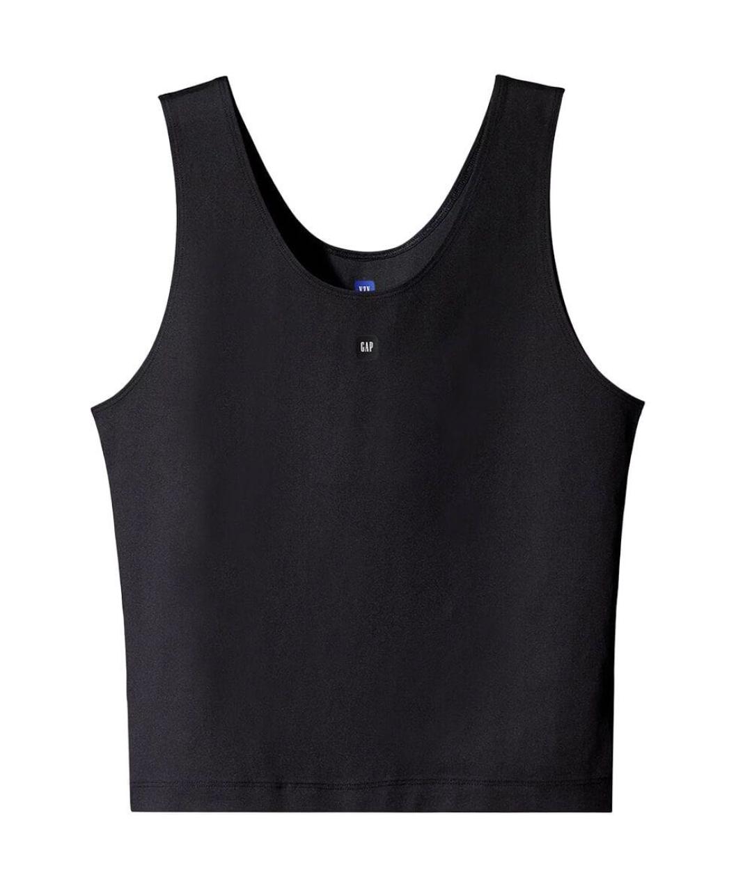 YEEZY Черная синтетическая майка, фото 1