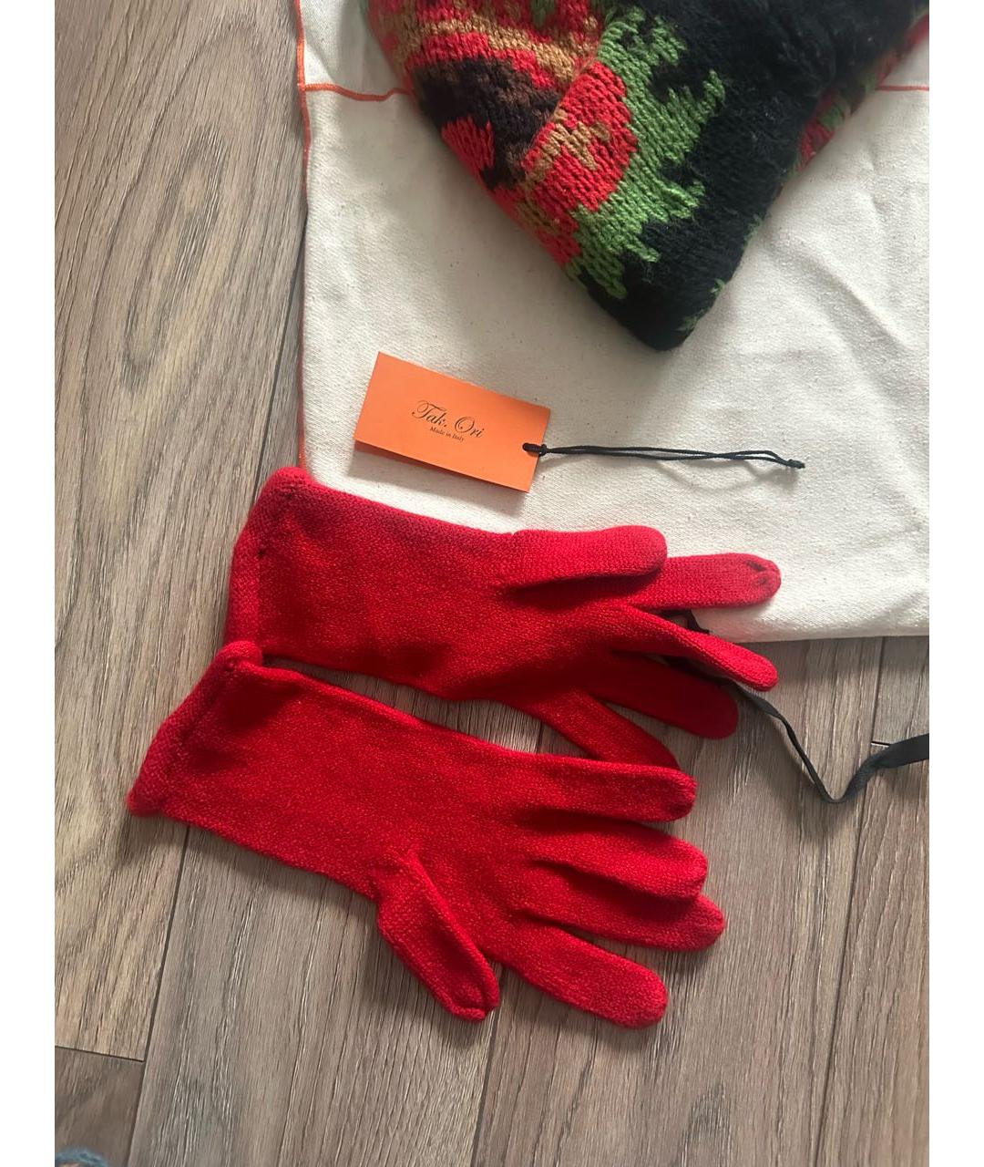 TAK.ORI Красная шерстяная шапка, фото 4
