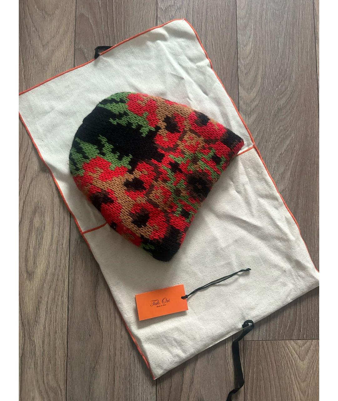 TAK.ORI Красная шерстяная шапка, фото 6