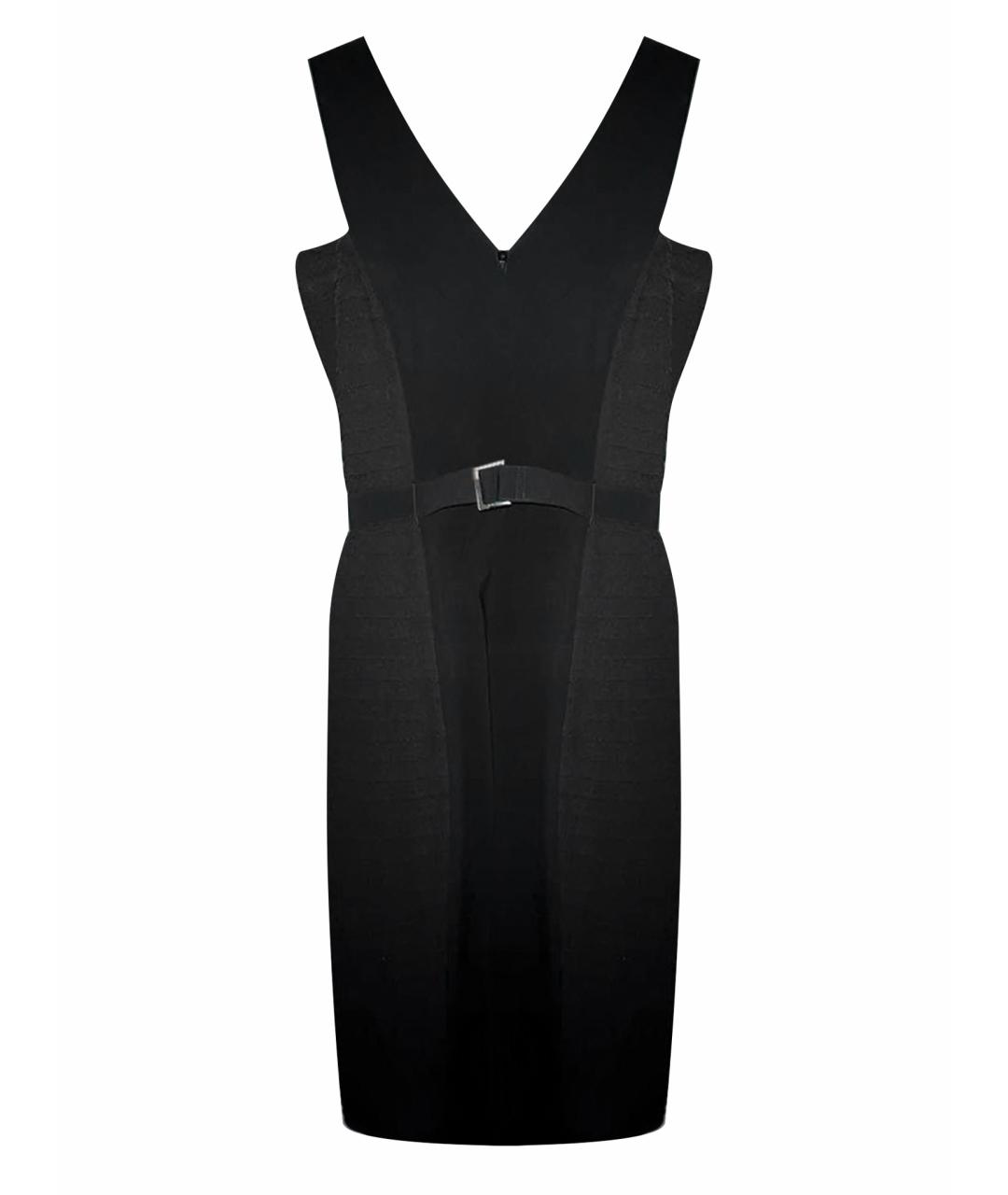 WOLFORD Черное полиэстеровое коктейльное платье, фото 1