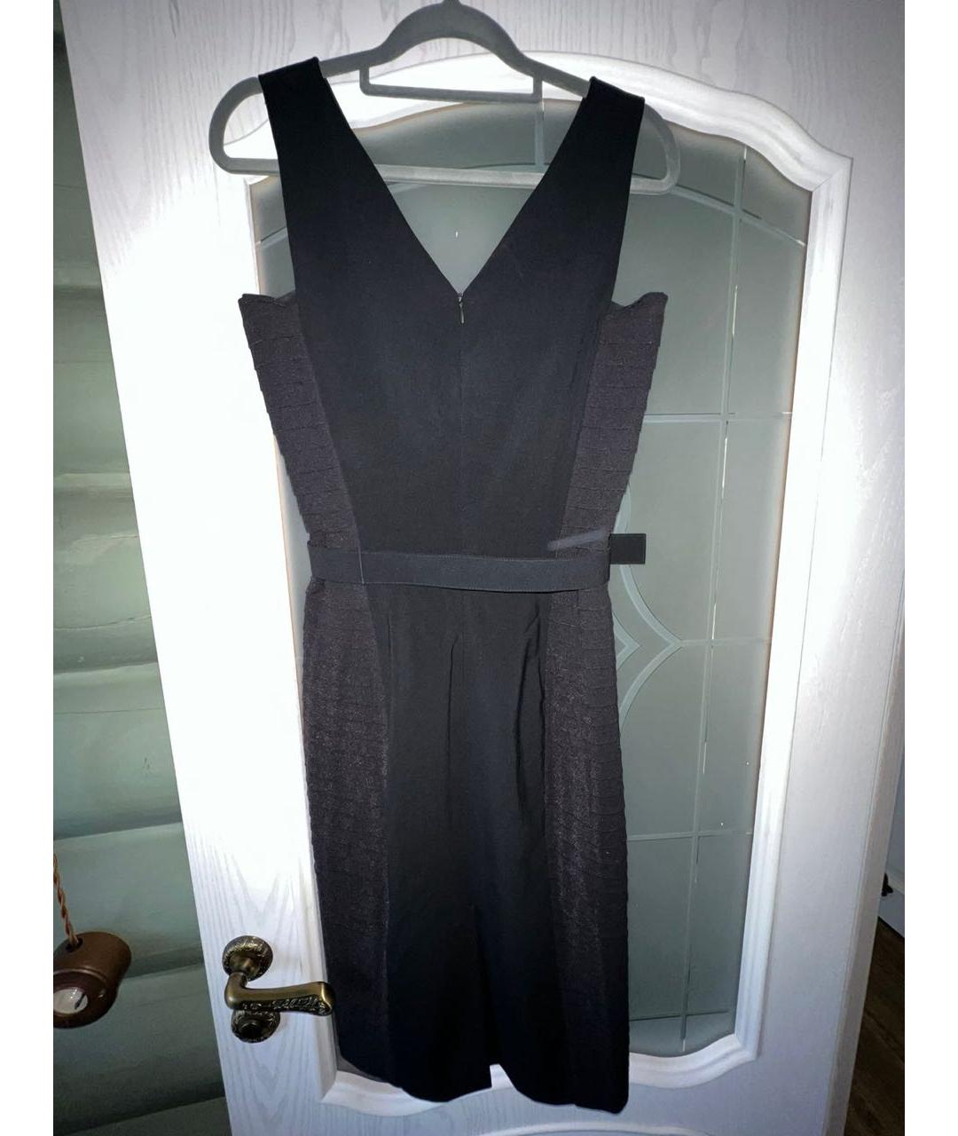 WOLFORD Черное полиэстеровое коктейльное платье, фото 2