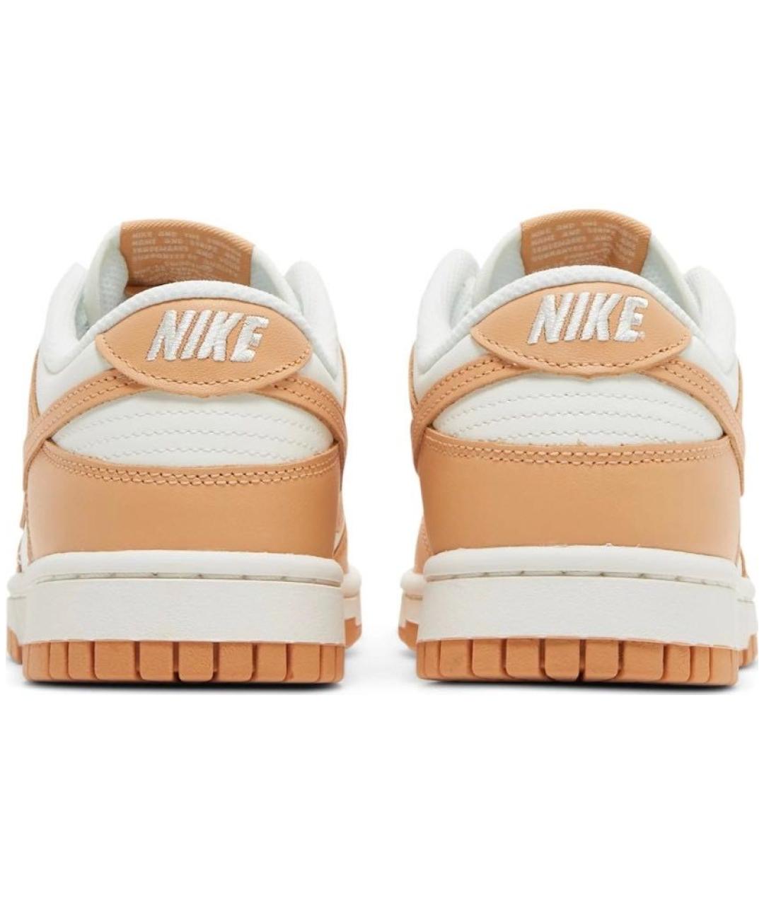 NIKE Оранжевое кожаные кроссовки, фото 3