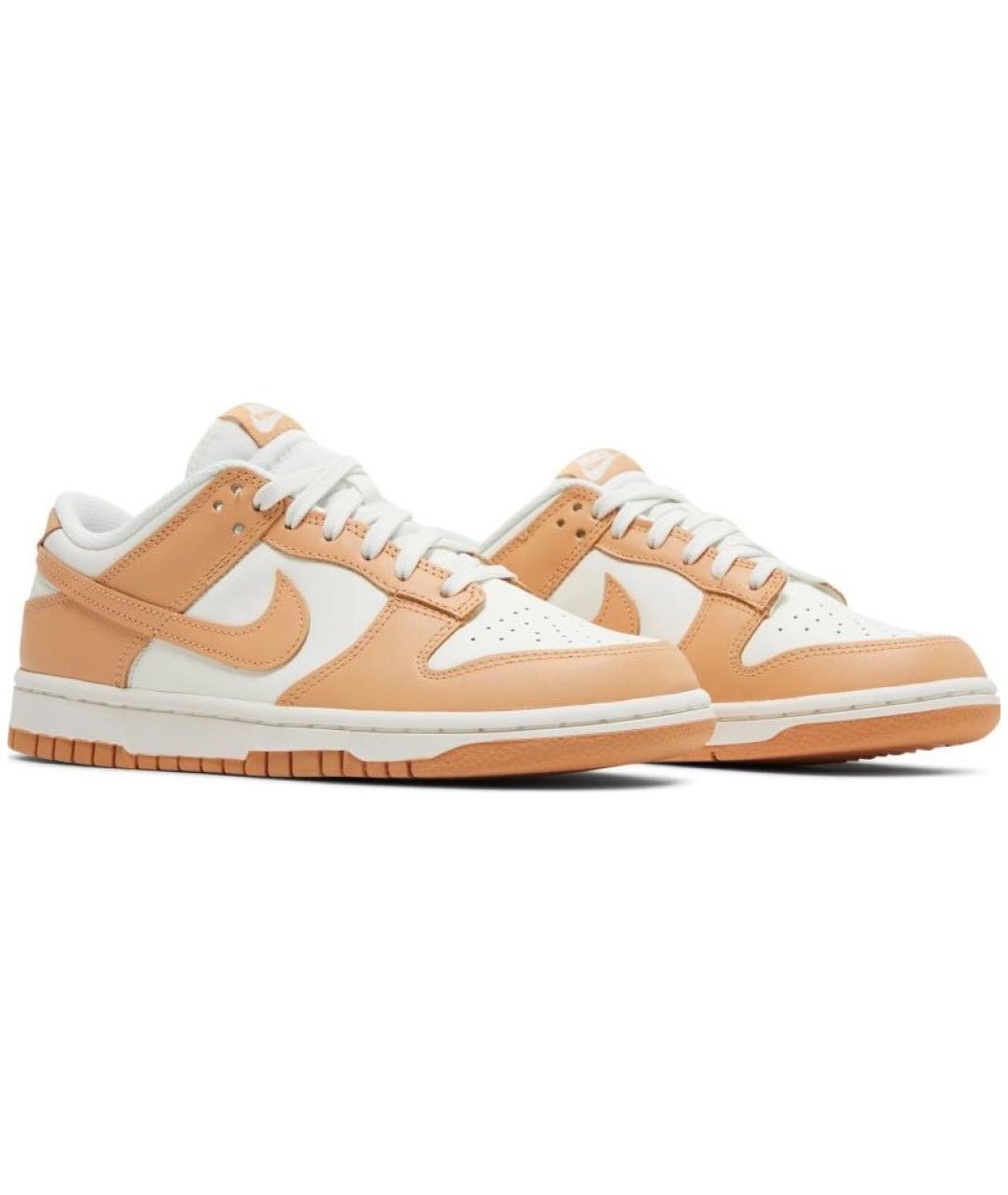 NIKE Оранжевое кожаные кроссовки, фото 2