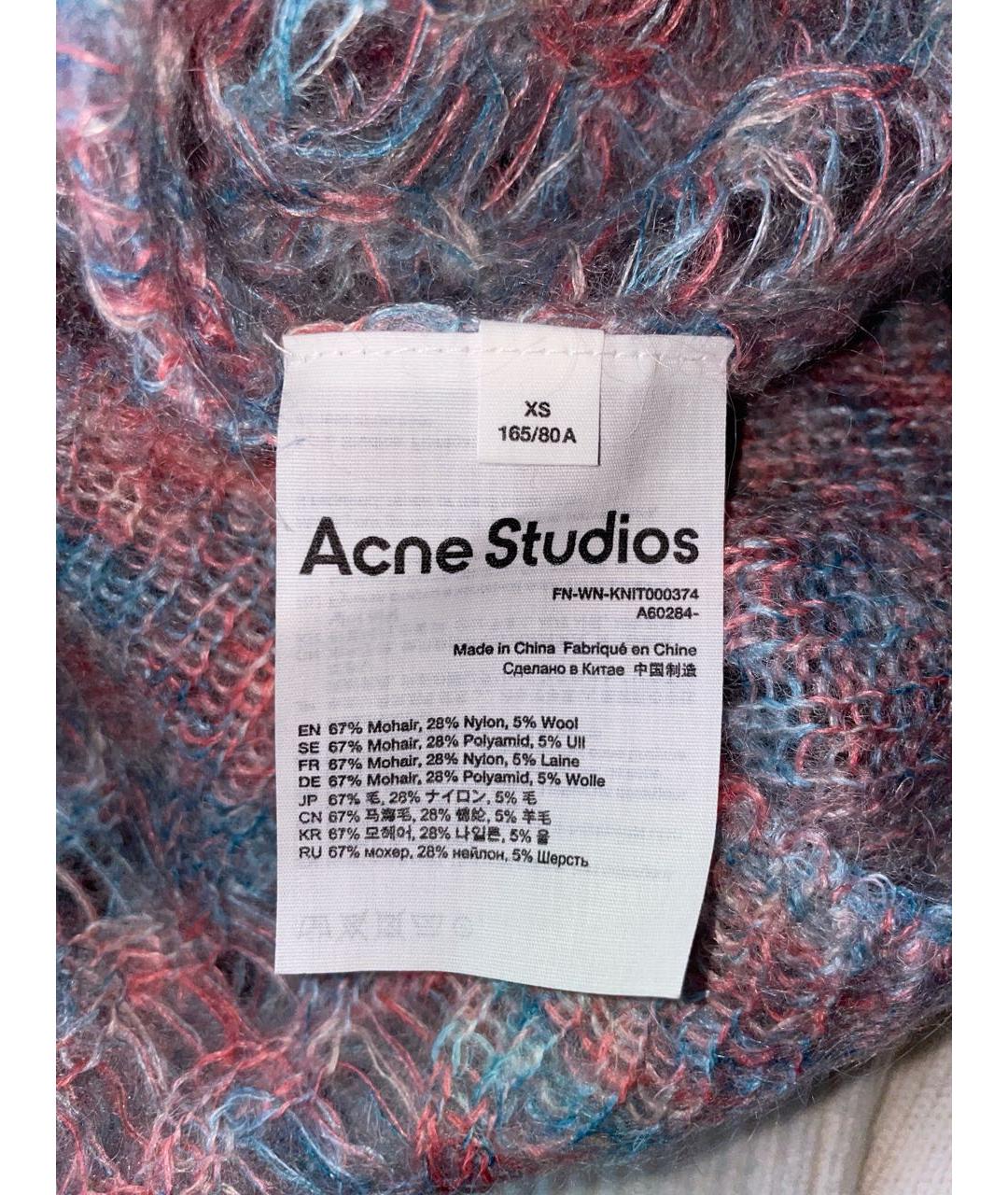 ACNE STUDIOS Мульти шерстяной жилет, фото 5