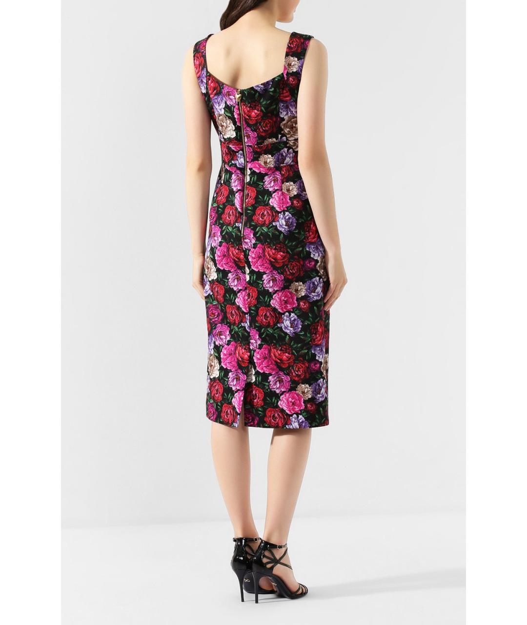 ESCADA Мульти вискозное коктейльное платье, фото 2