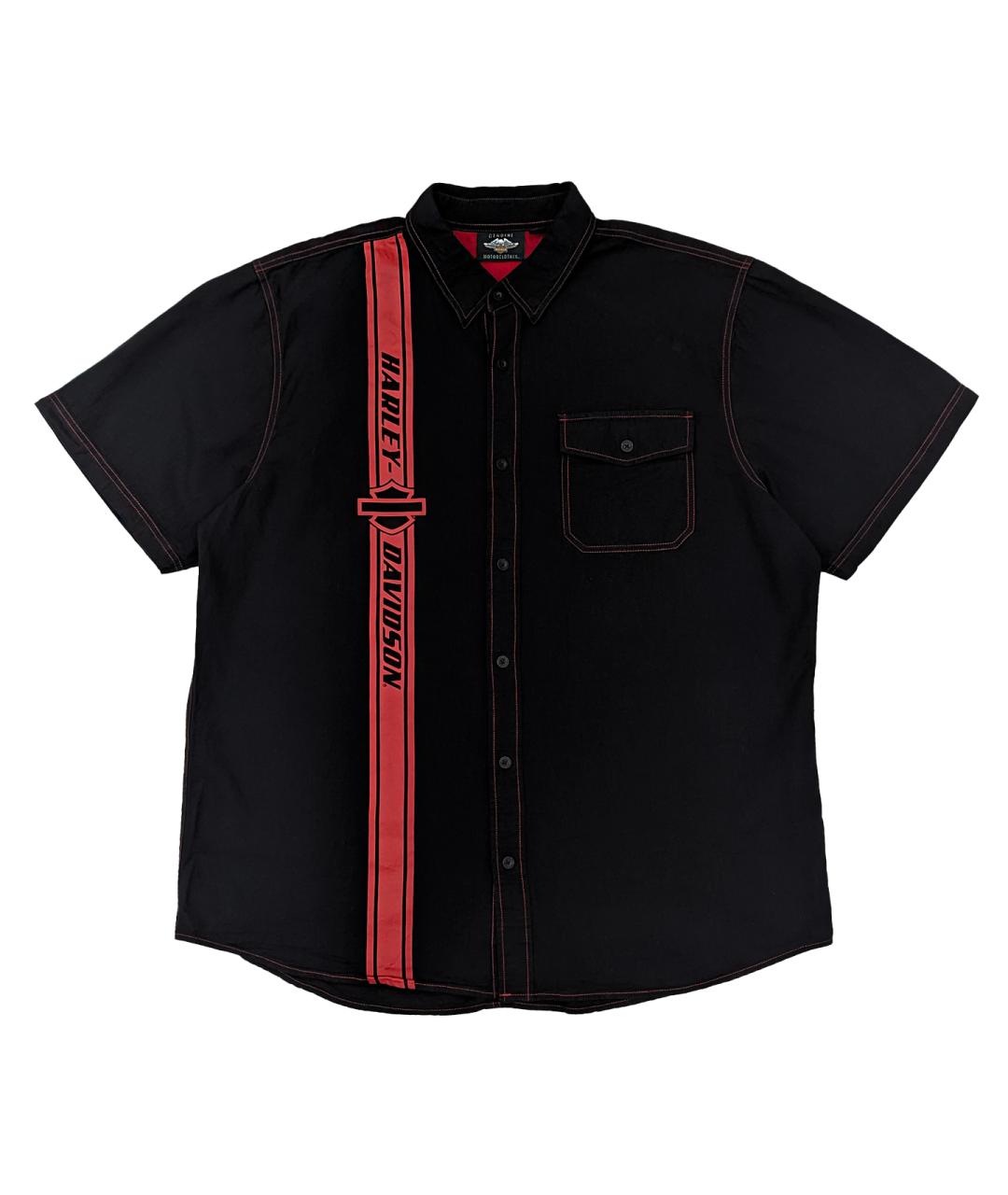 Harley Davidson Черная льняная кэжуал рубашка, фото 1
