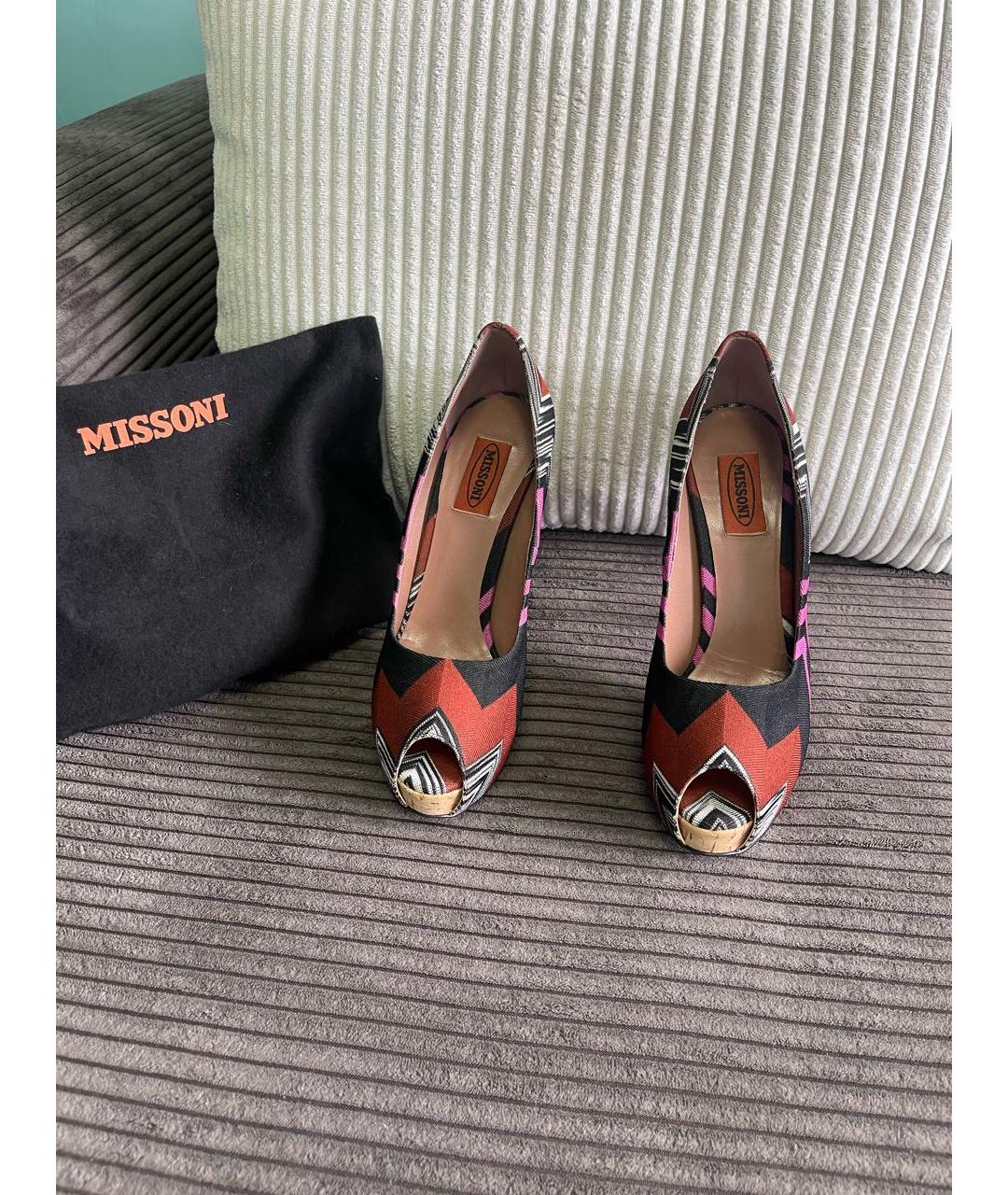 MISSONI Мульти текстильные туфли, фото 2