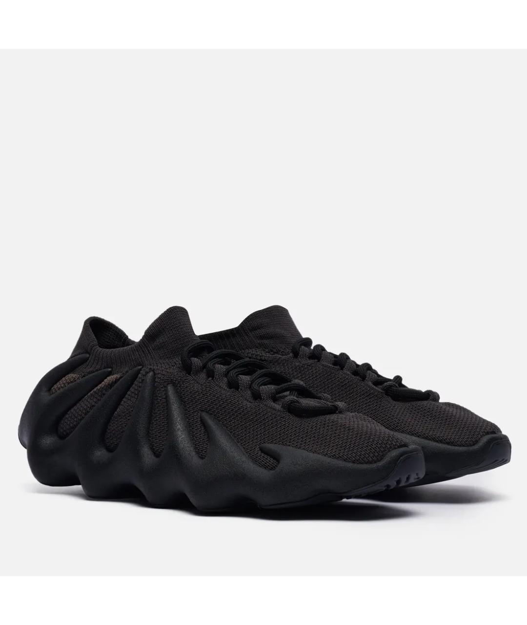 ADIDAS YEEZY Черные текстильные кроссовки, фото 2
