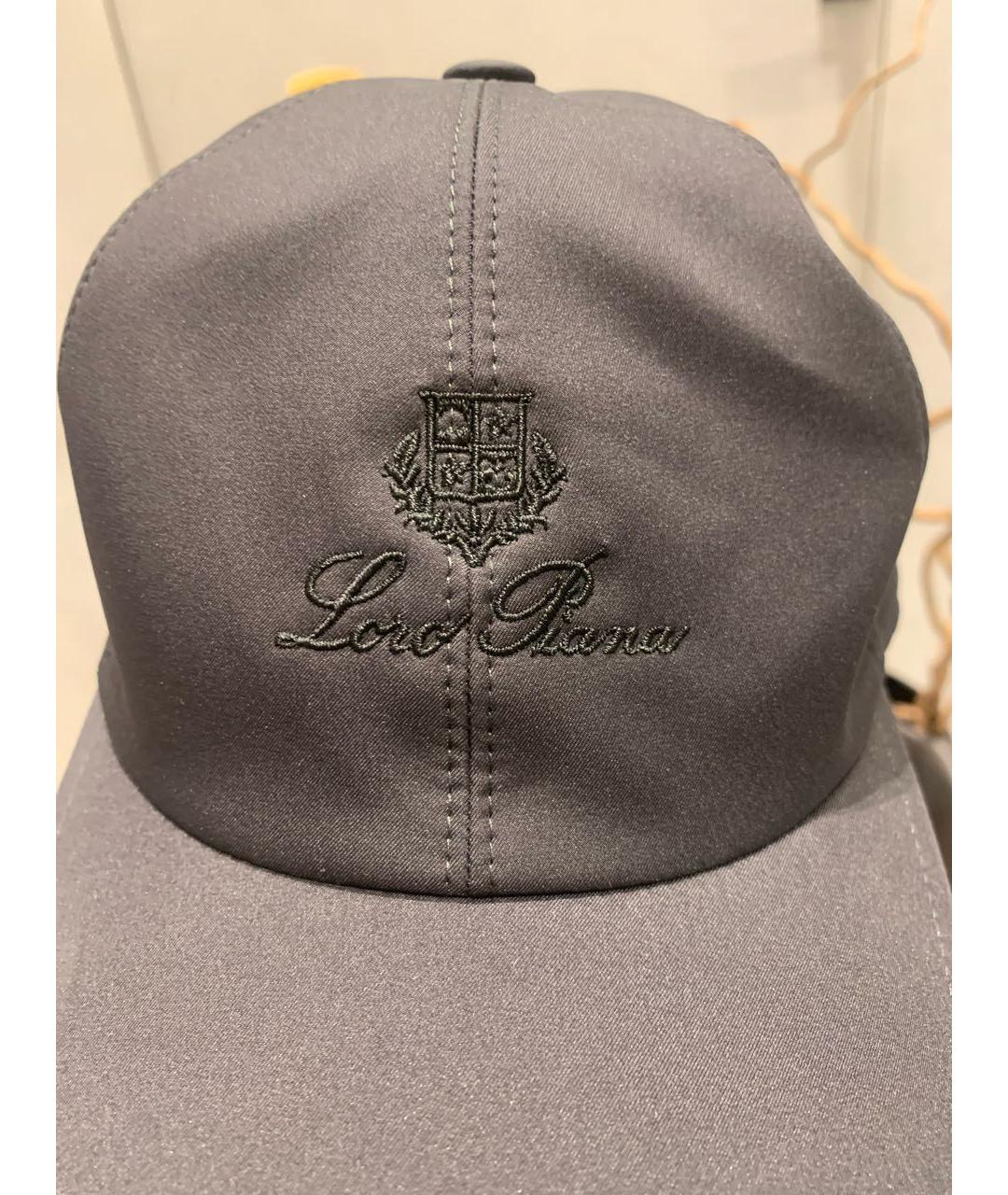 LORO PIANA Черная кепка/бейсболка, фото 4