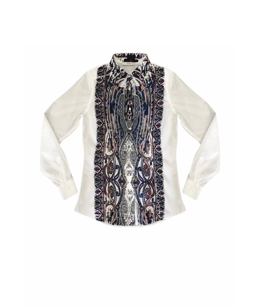 ETRO Белая хлопковая рубашка, фото 7