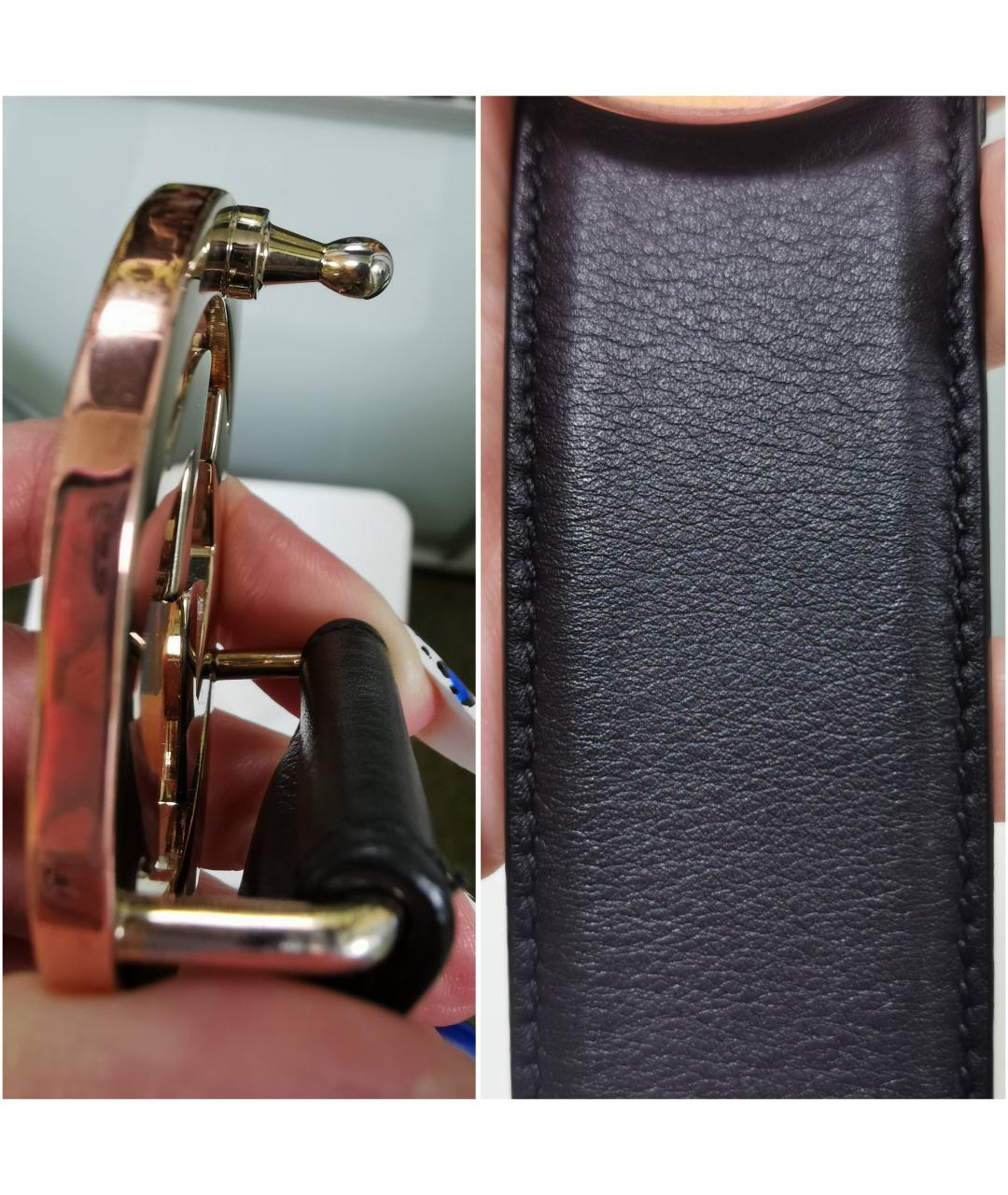 GUCCI Черный кожаный ремень, фото 8