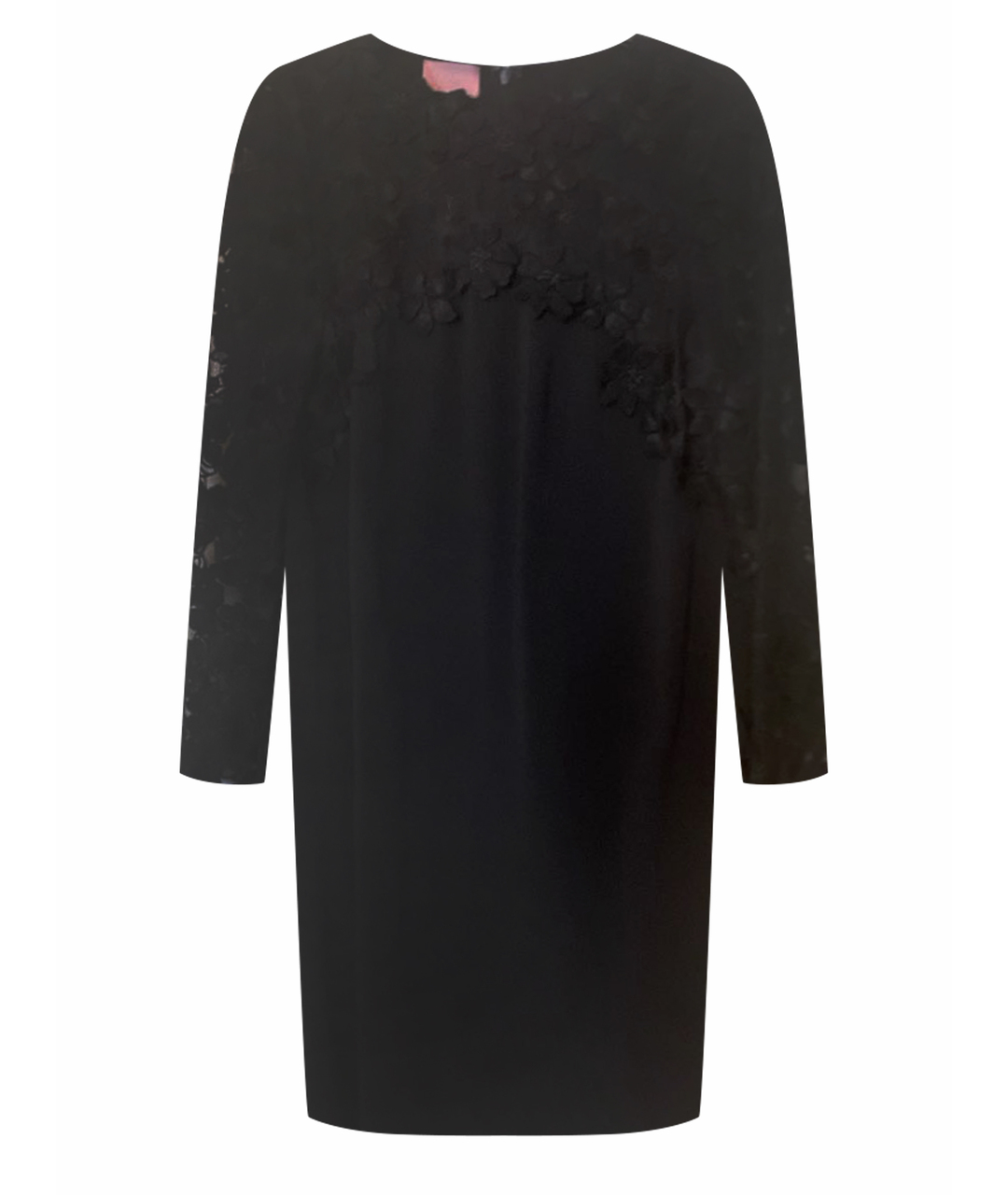 GIAMBA Черное вискозное коктейльное платье, фото 1