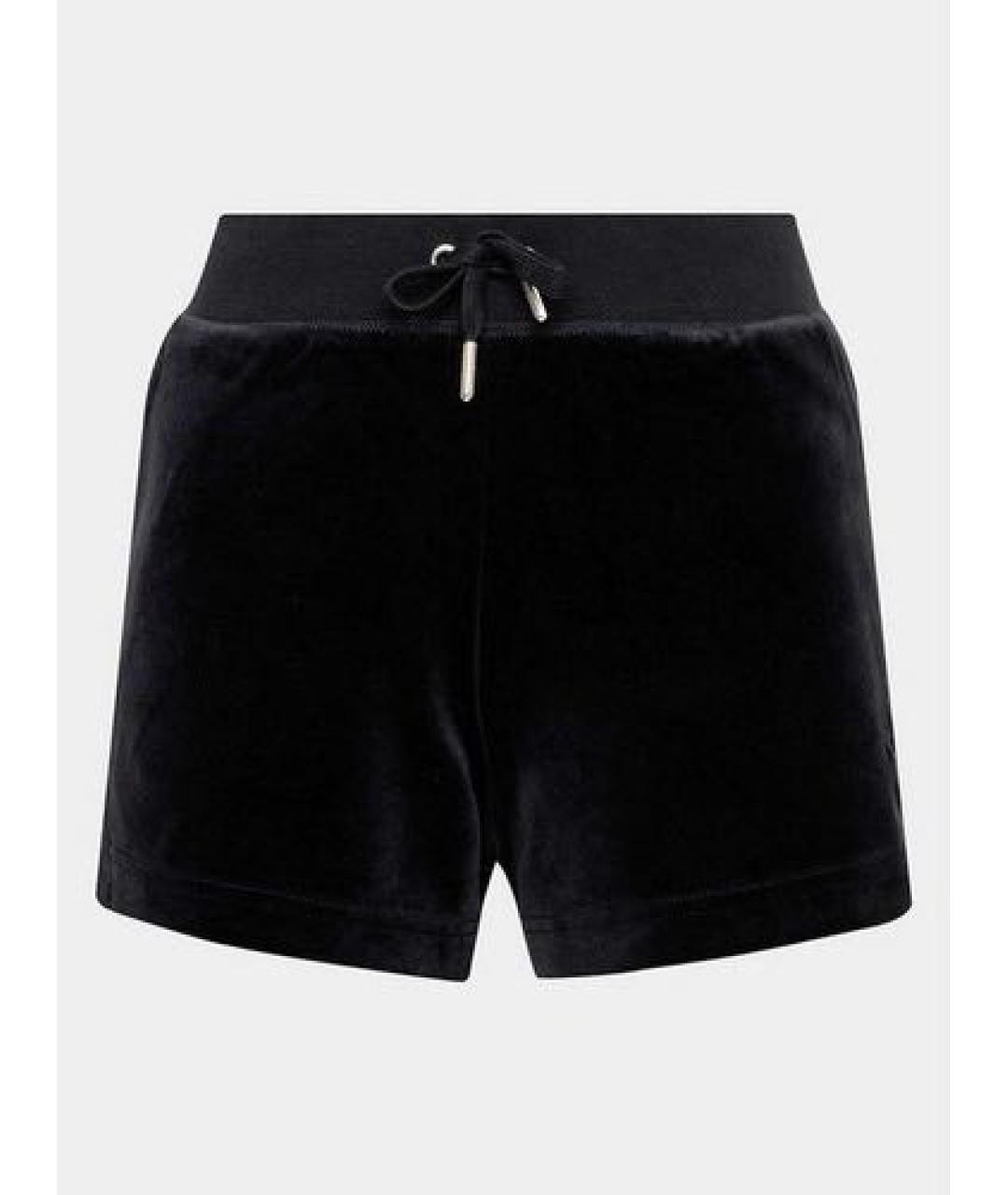 JUICY COUTURE Черные велюровые шорты, фото 5