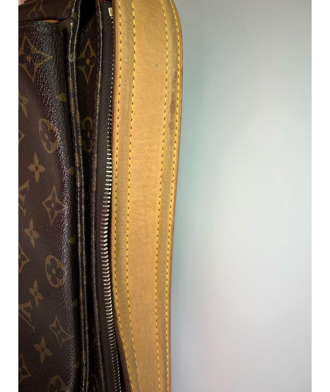 LOUIS VUITTON Коричневая сумка с короткими ручками, фото 2