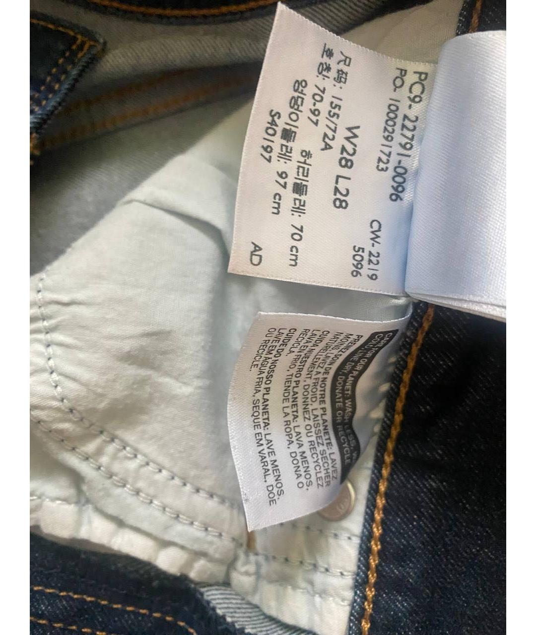 LEVI'S Темно-синие джинсы слим, фото 5