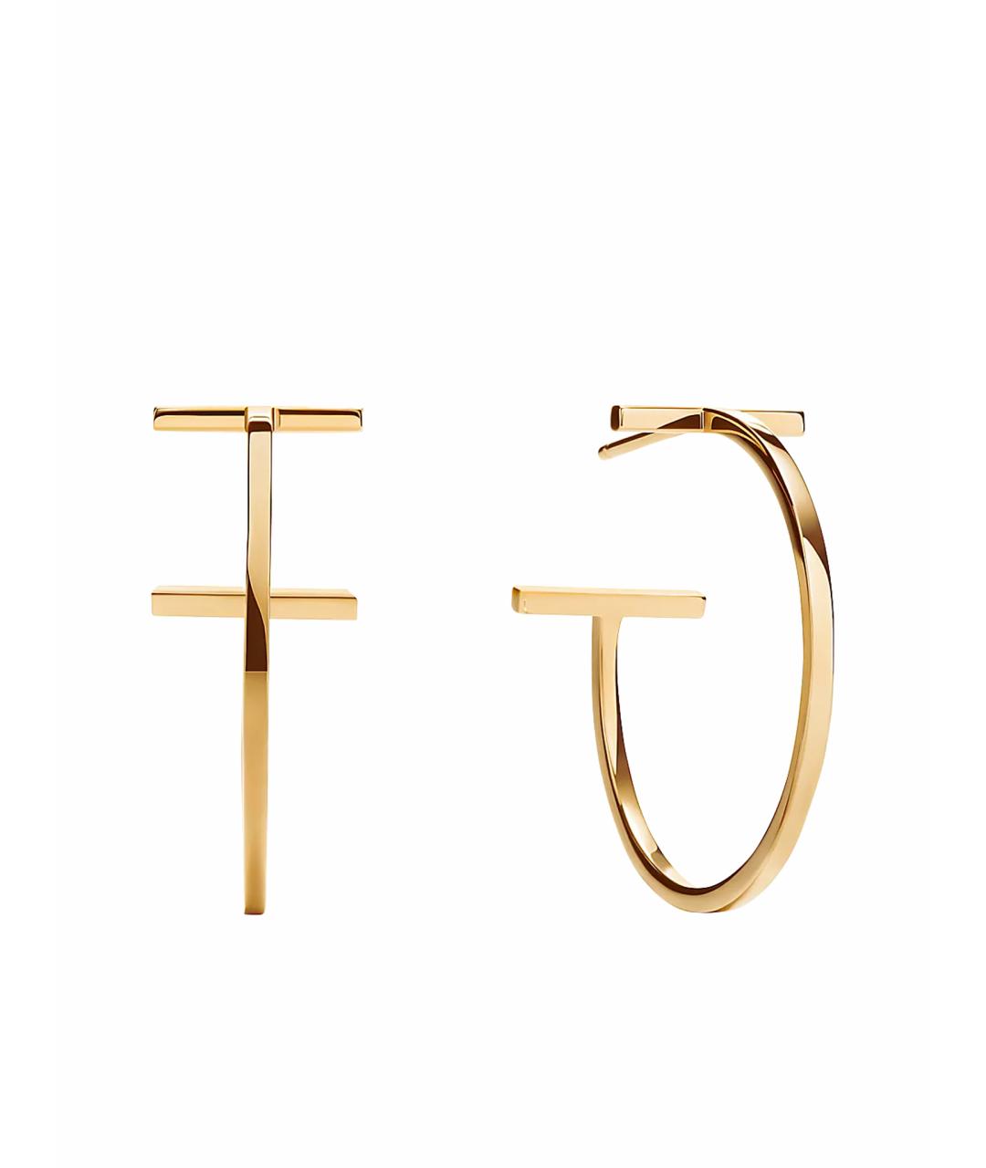 TIFFANY&CO Золотые серьги из желтого золота, фото 1
