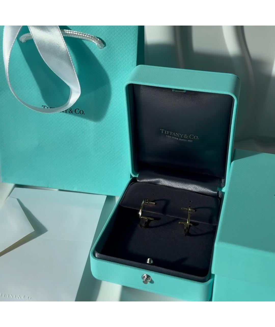 TIFFANY&CO Золотые серьги из желтого золота, фото 5