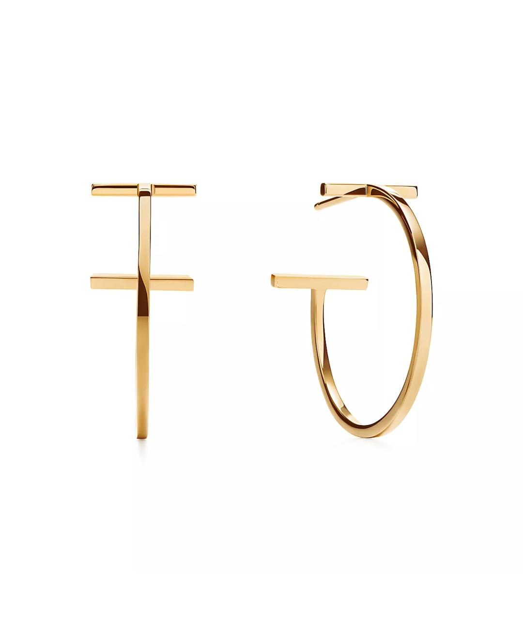 TIFFANY&CO Золотые серьги из желтого золота, фото 7