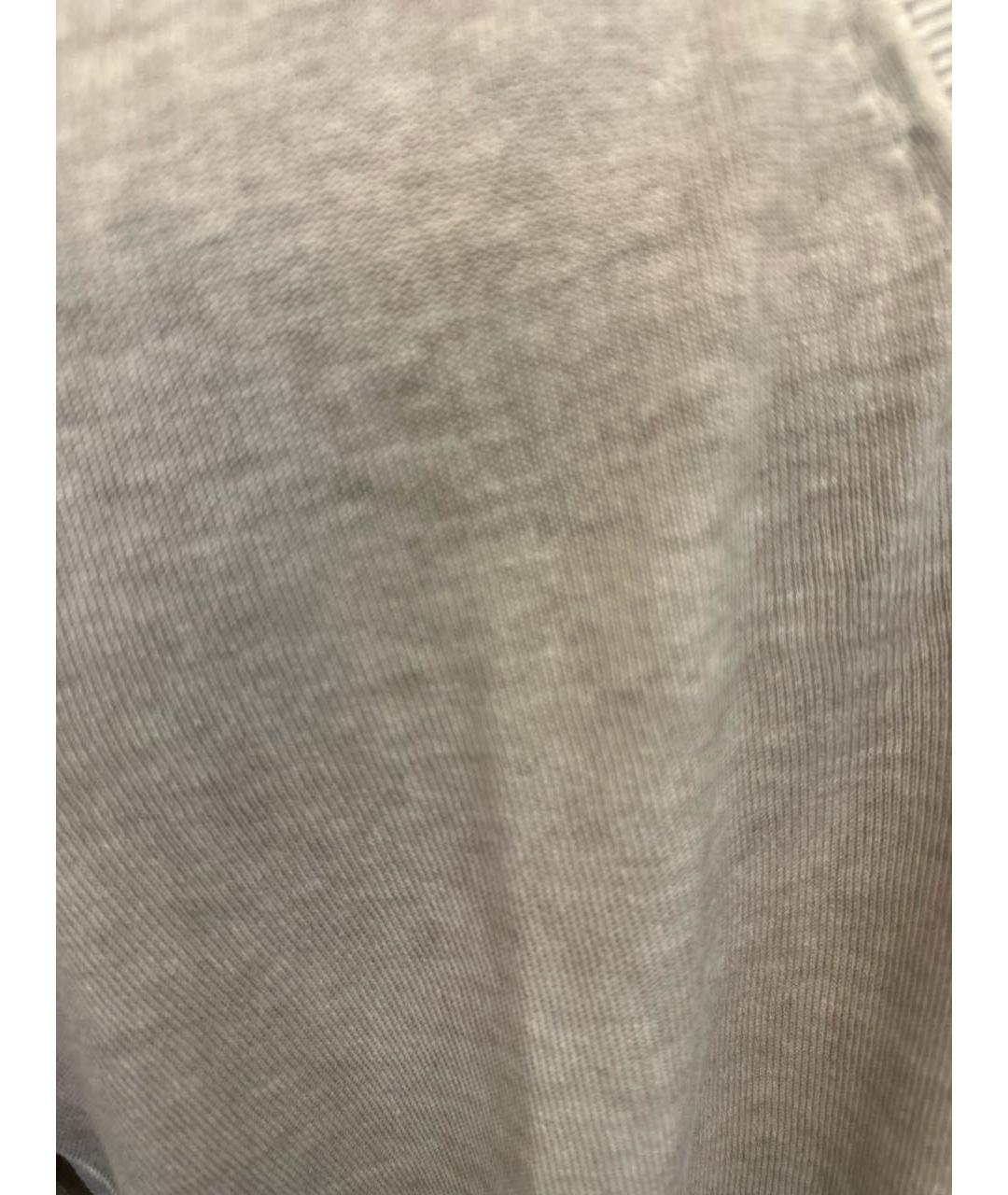 PAL ZILERI Серый хлопковый джемпер / свитер, фото 4
