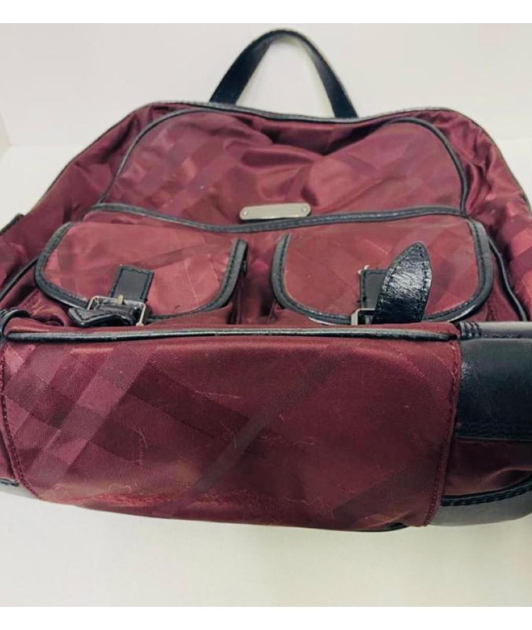 BURBERRY Бордовый рюкзак, фото 5