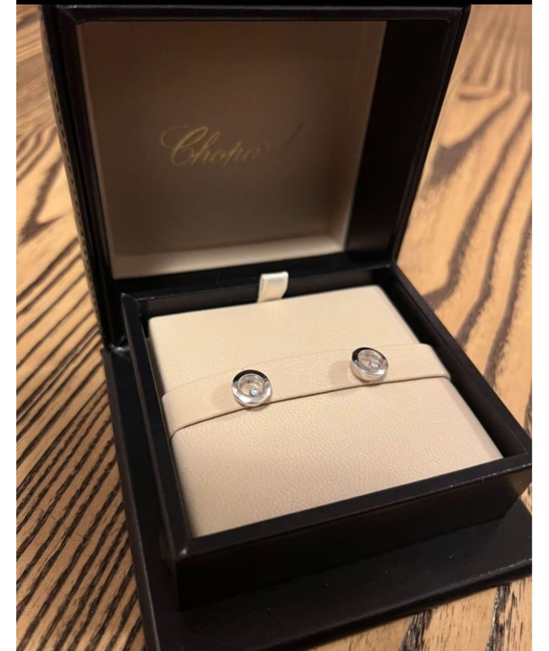 CHOPARD Белые серьги из белого золота, фото 3